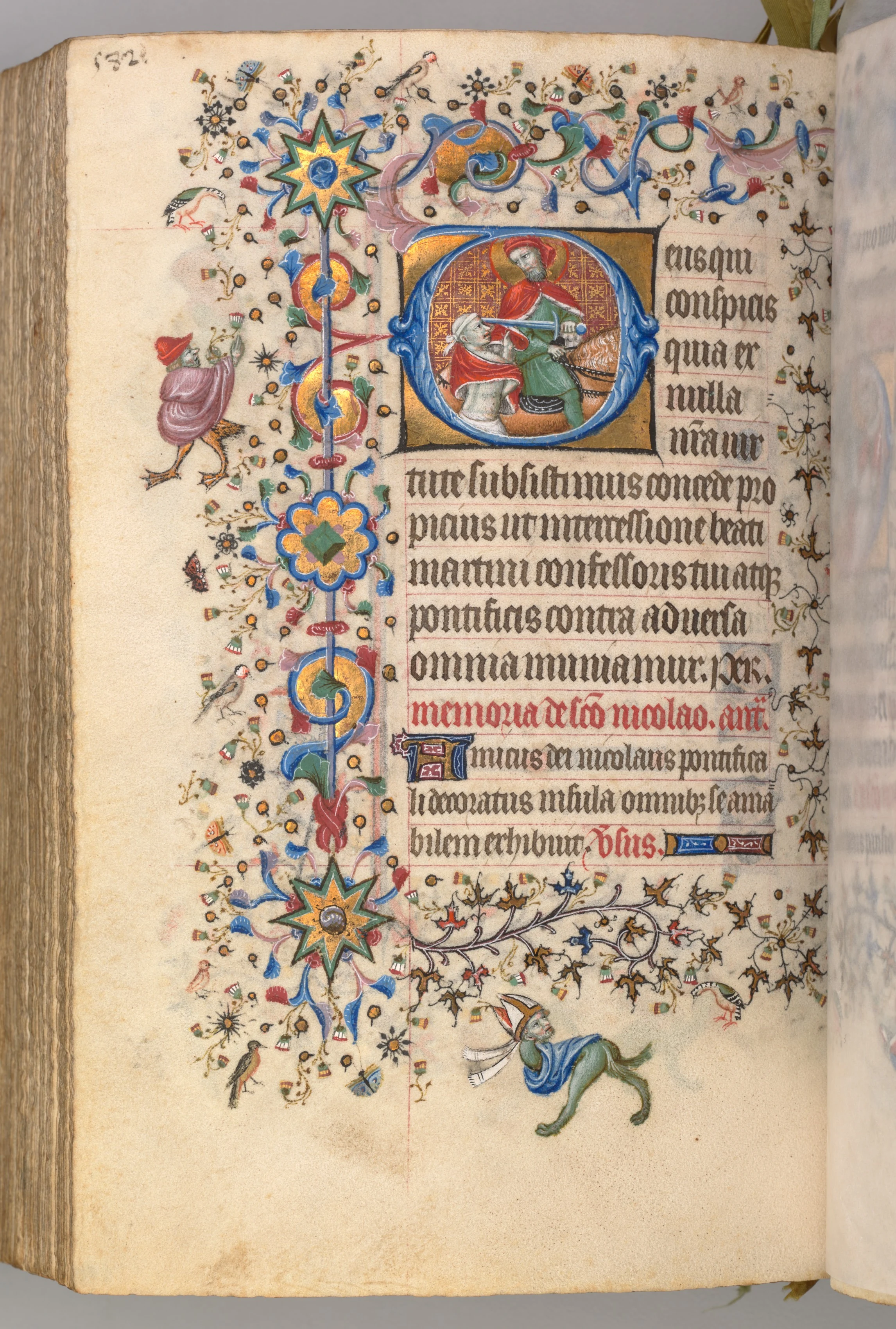 Hours of Charles the Noble, King of Navarre (1361-1425): fol. 285v, St. Martin