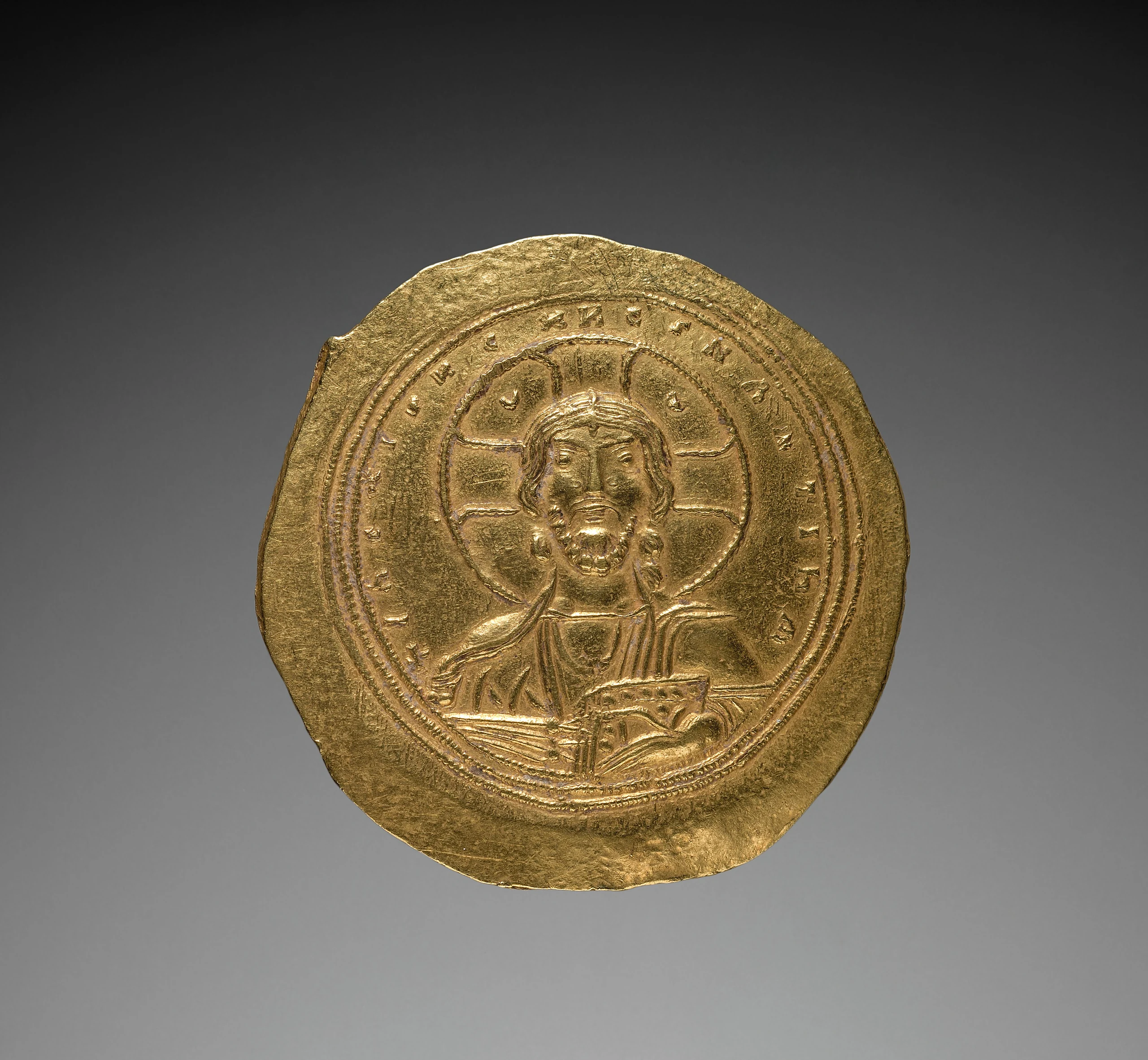 Nomisma with Constantine IX Monomachus (obverse)