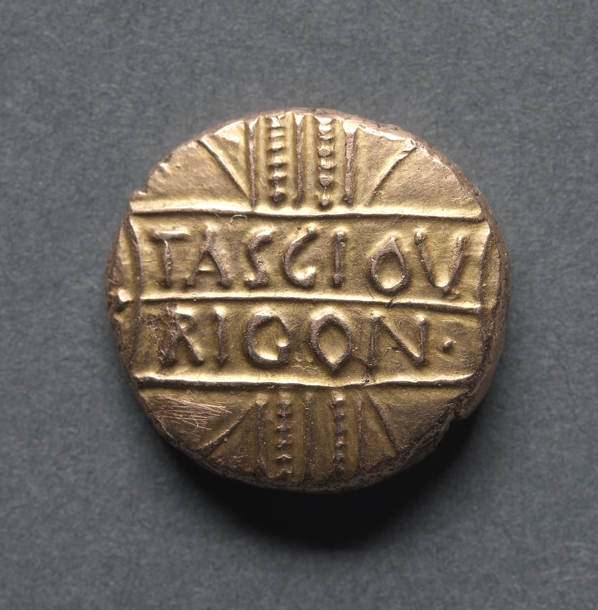 Tasciovanus Stater: Wreath (obverse)