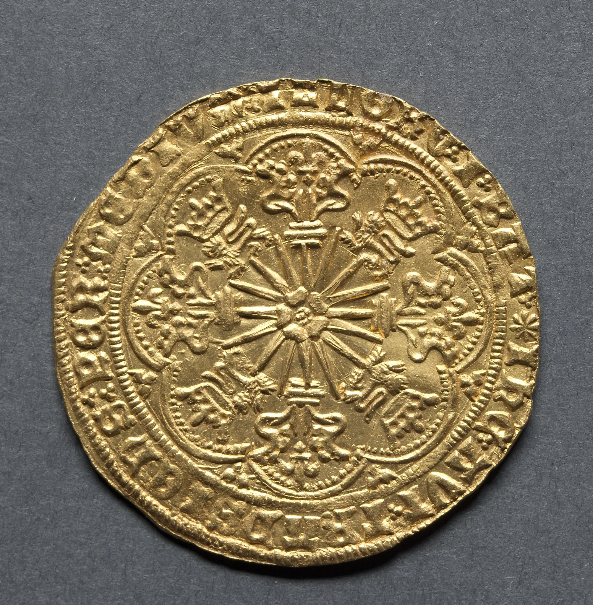 Ryal: Sun with Fleurs (reverse)