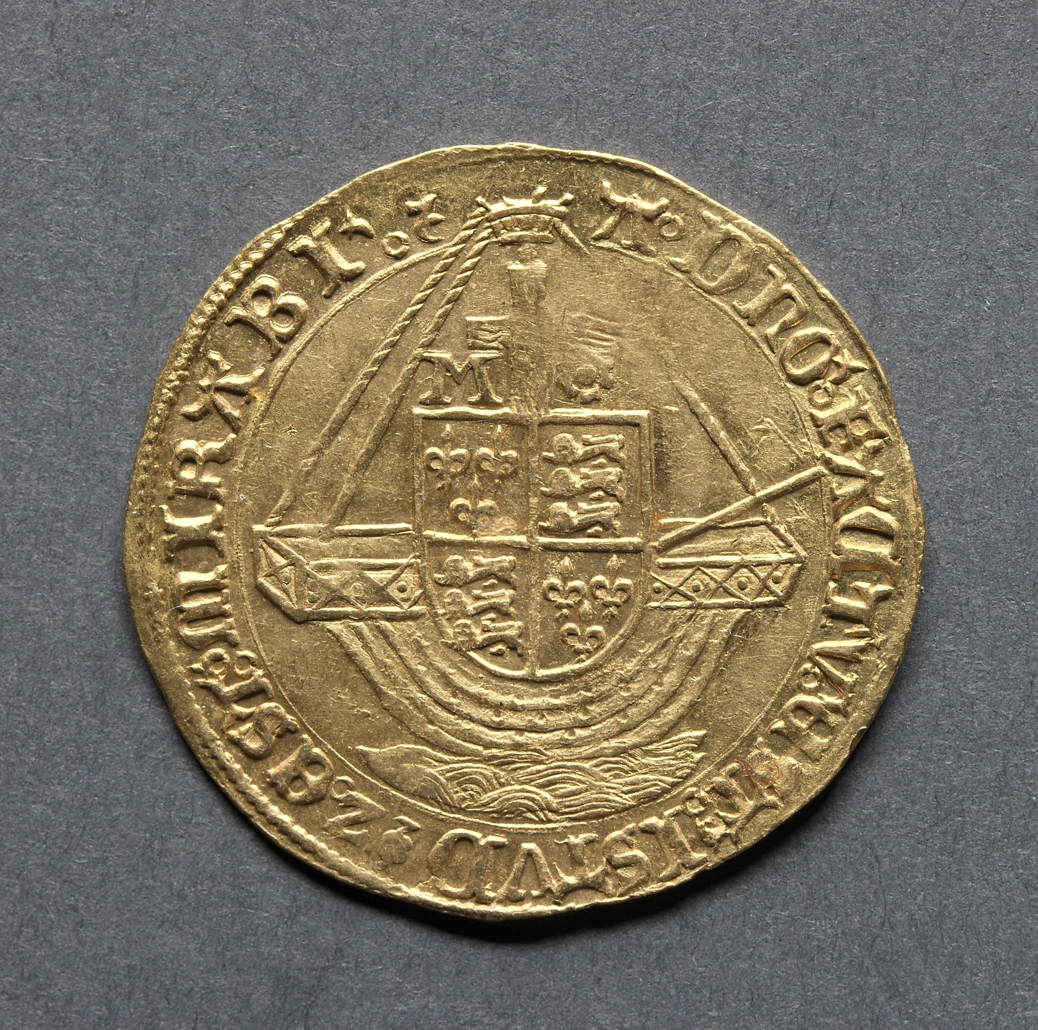 Angel: Ship with Shield of Arms (reverse)