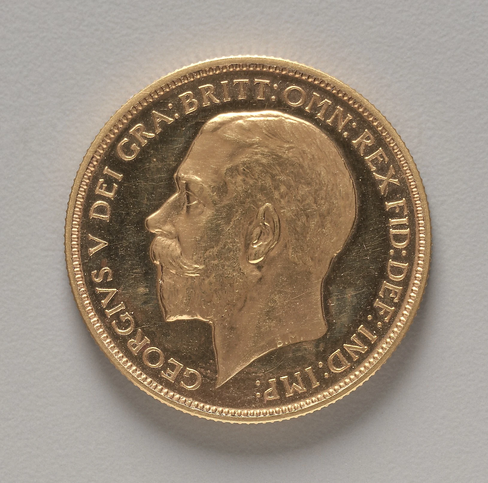 Two Pound Piece: Portrait of King George V (obverse)