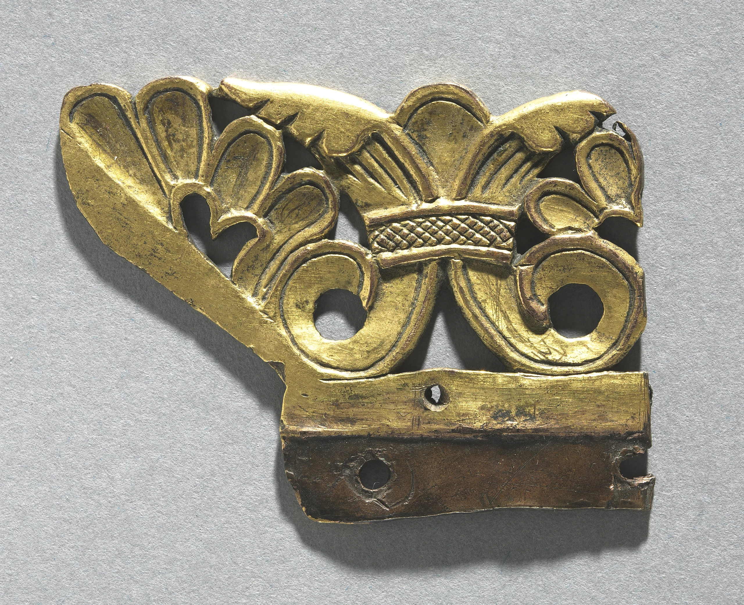 Fragment of an Ornamental Crest from a Reliquary Shrine