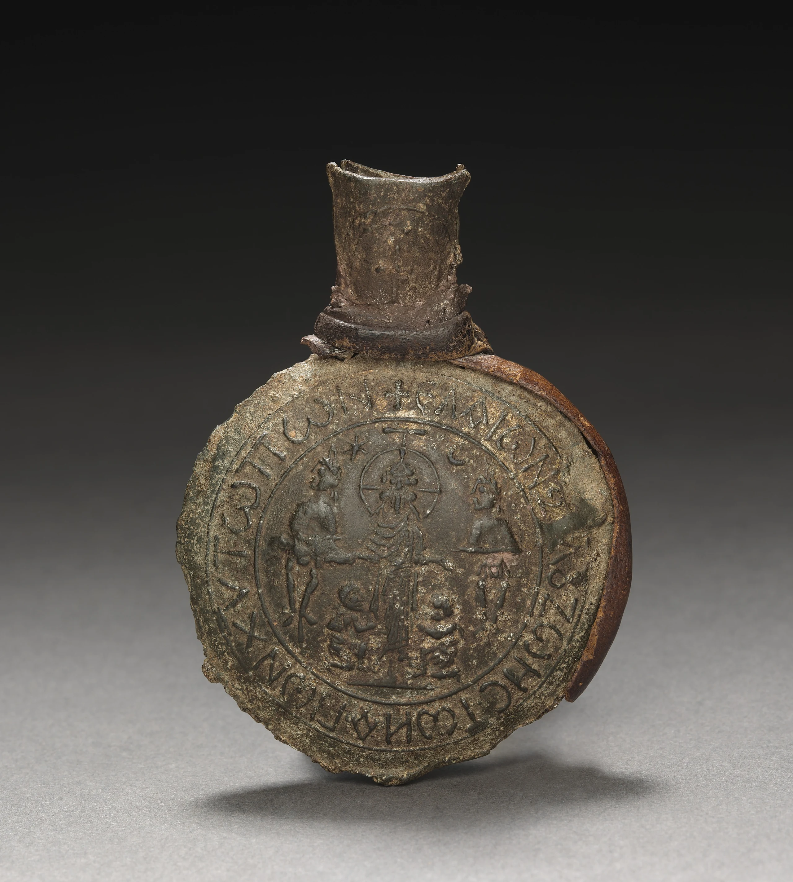 Pilgrim's Ampulla with the Crucifixion (front)