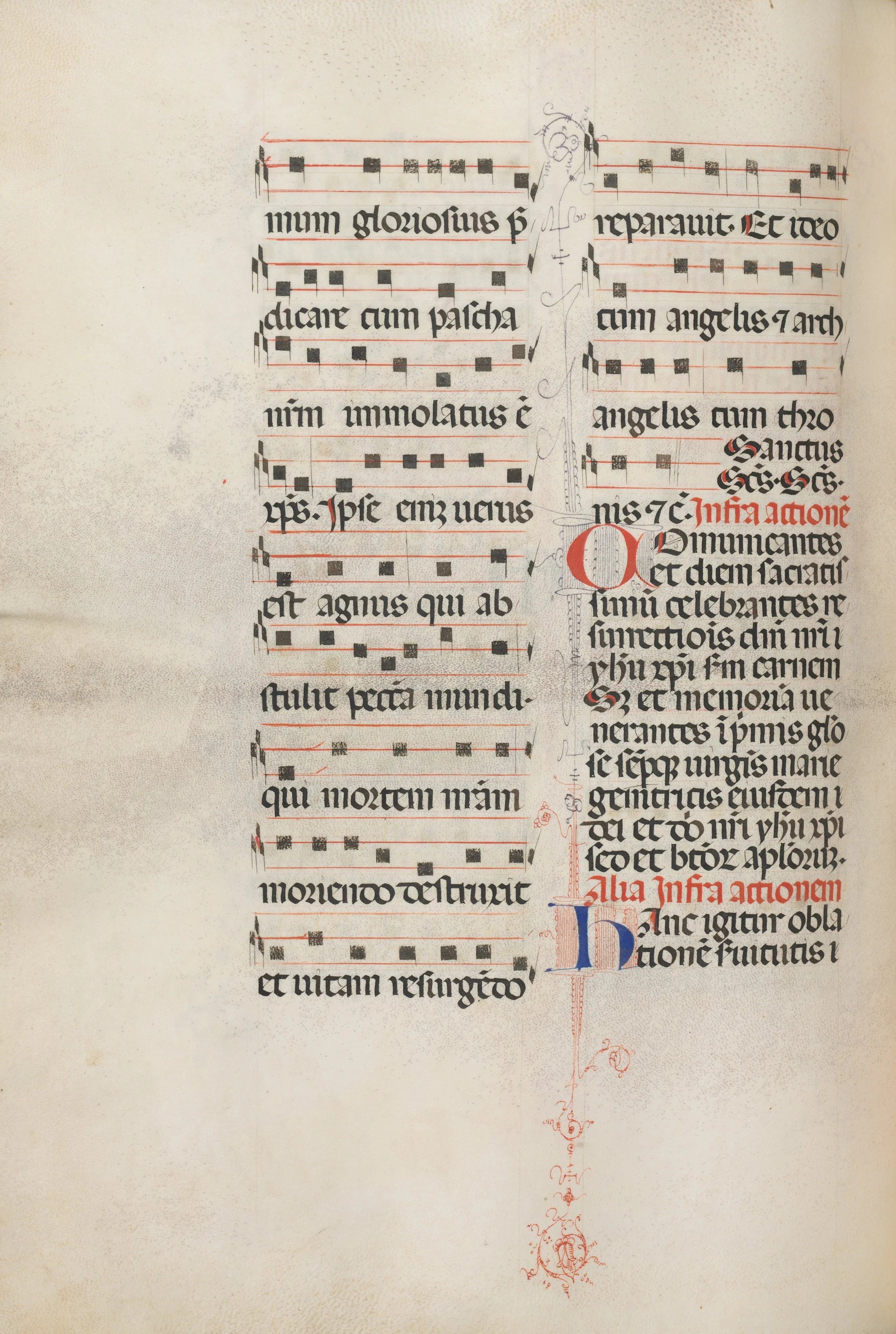 Missale: Fol. 179v: Music for various ordinary prayers