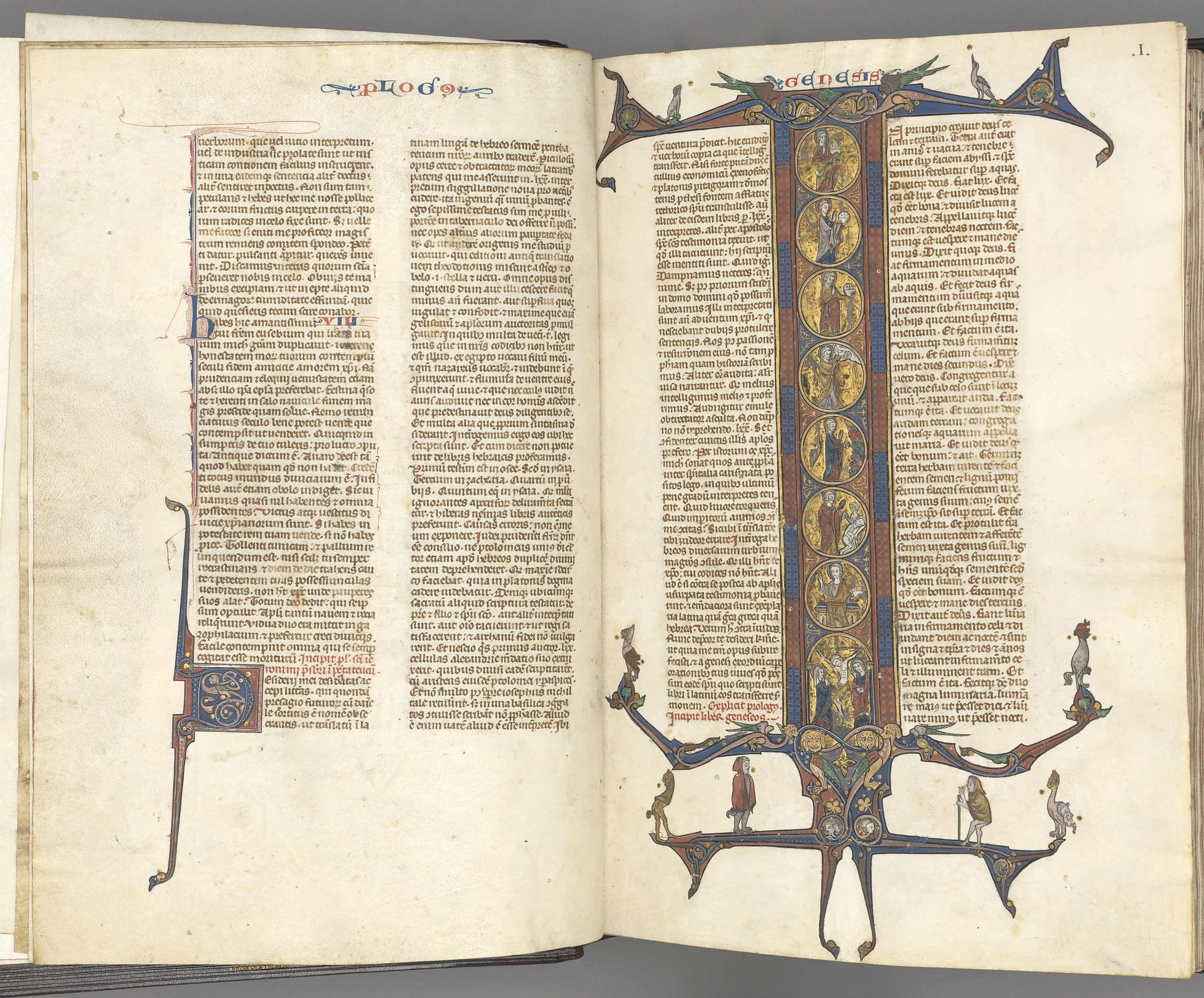 Fol. iii v, Foliated Initial