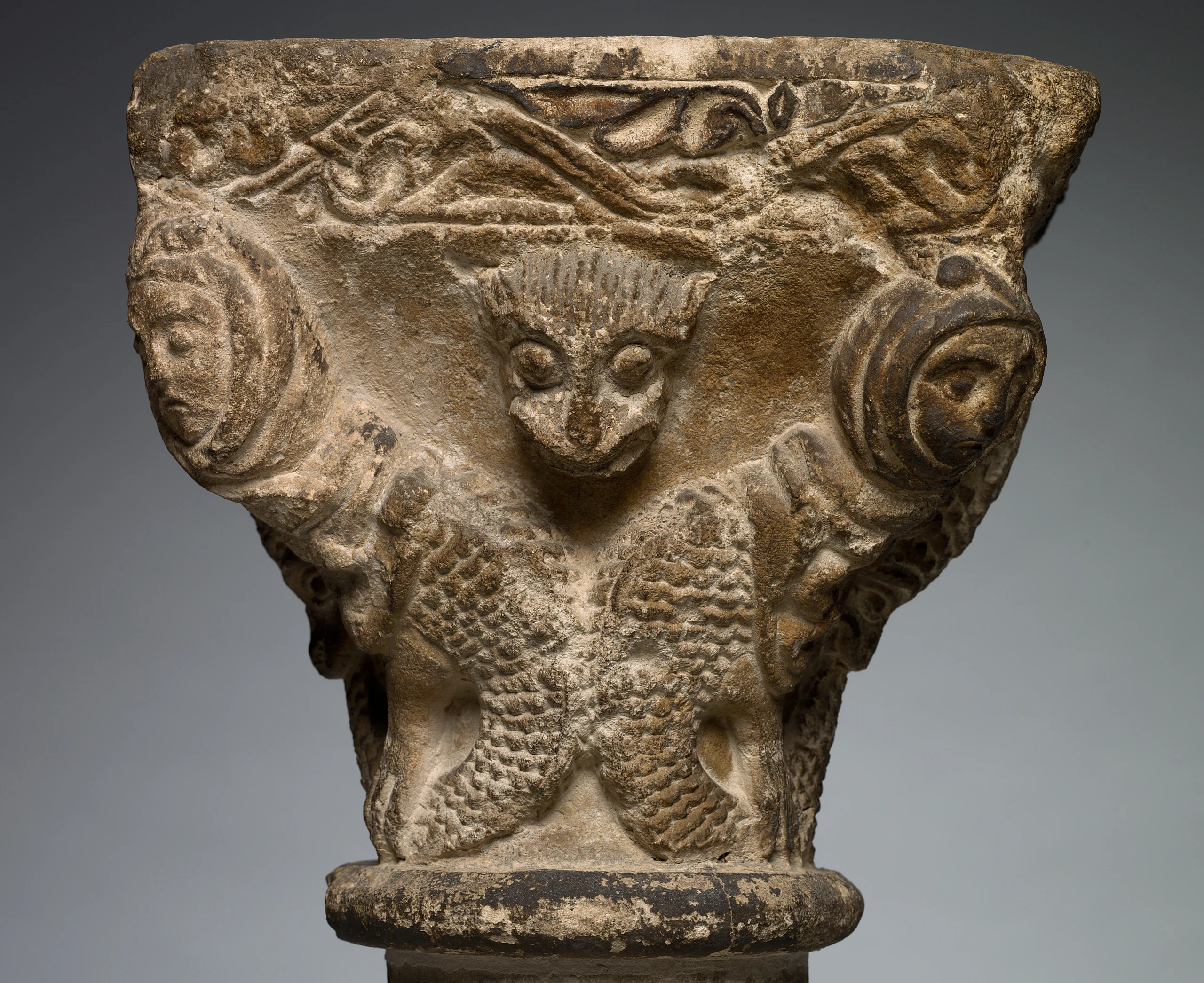 Capital with Addorsed Harpies