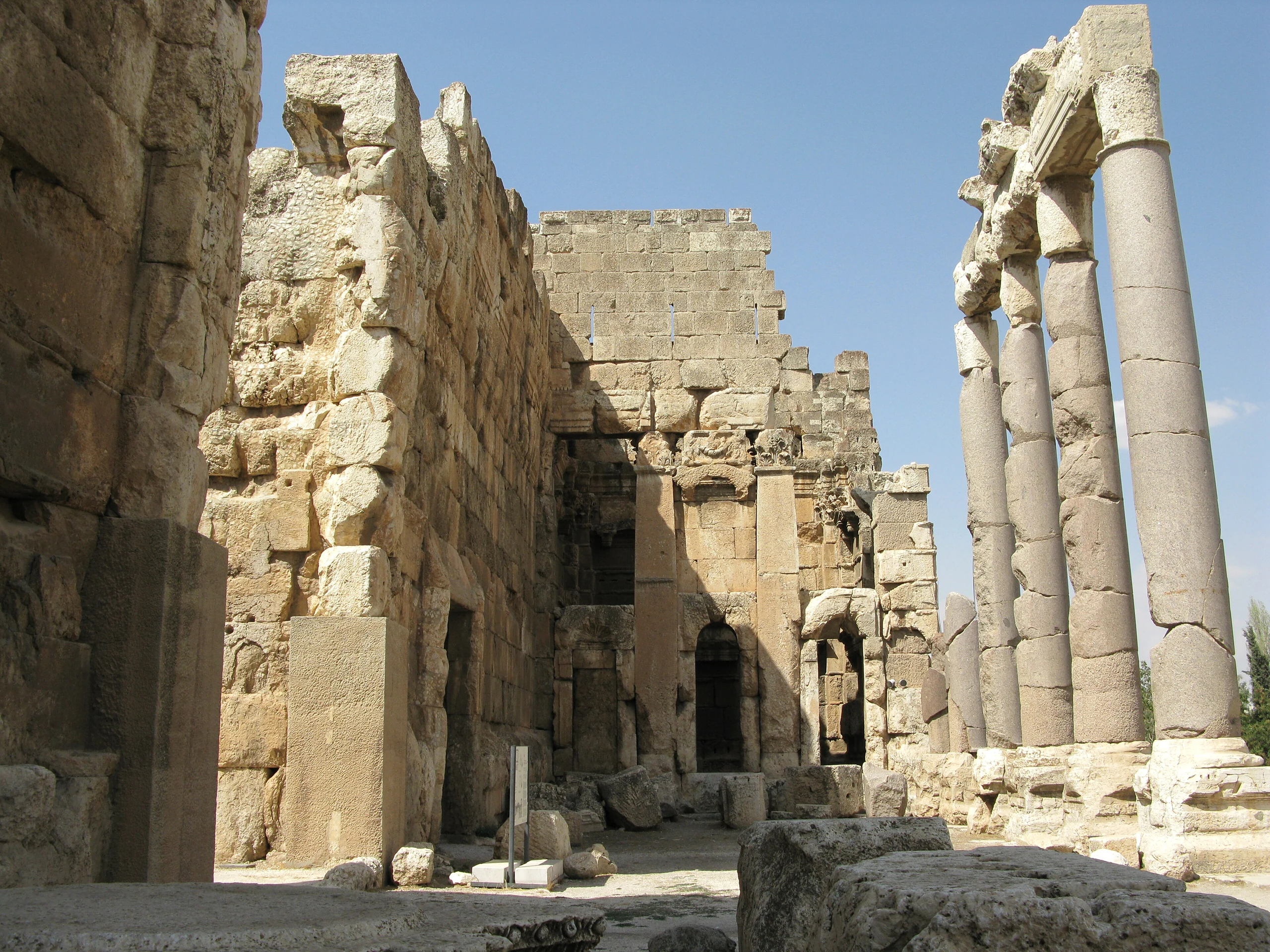 Lebanon, Baalbek, The Propylaea (Roman Heliopolis)