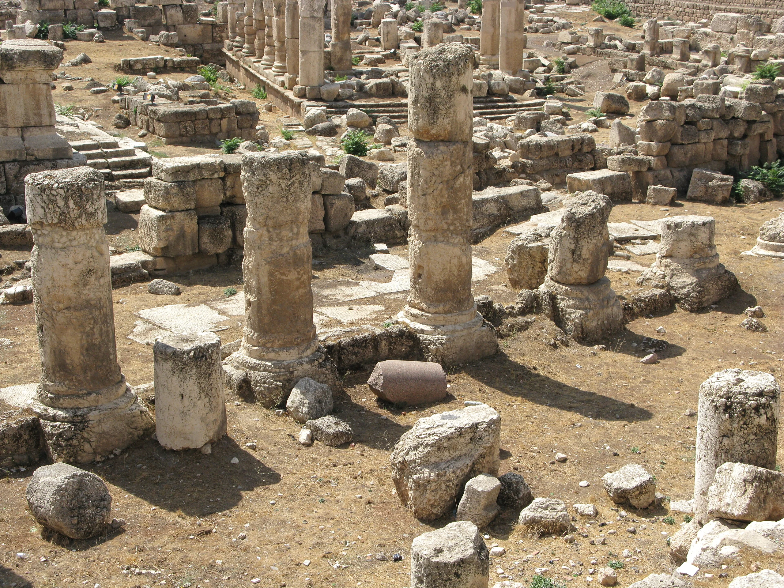Lebanon, Baalbek, Ancient columns