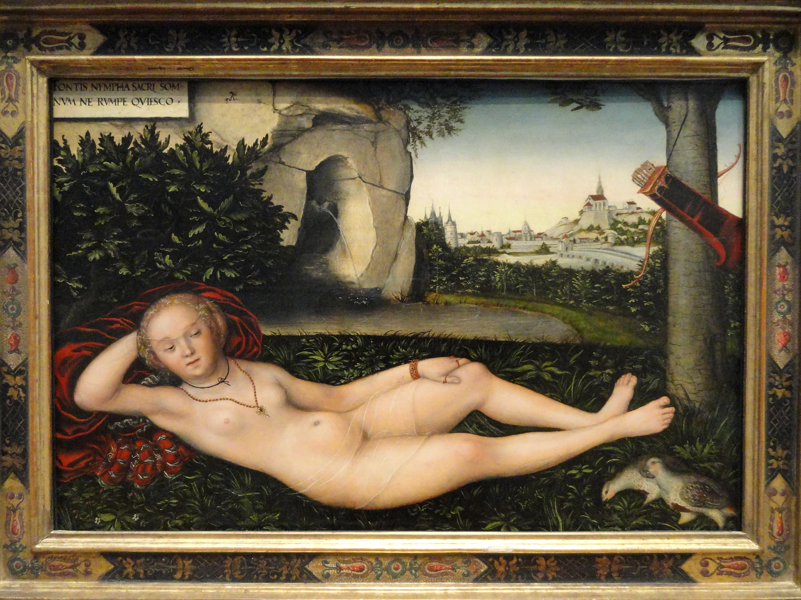 The Nymph of the Spring by Lucas Cranach the Elder, after 1537, oil on panel - National Gallery of Art, Washington - DSC
