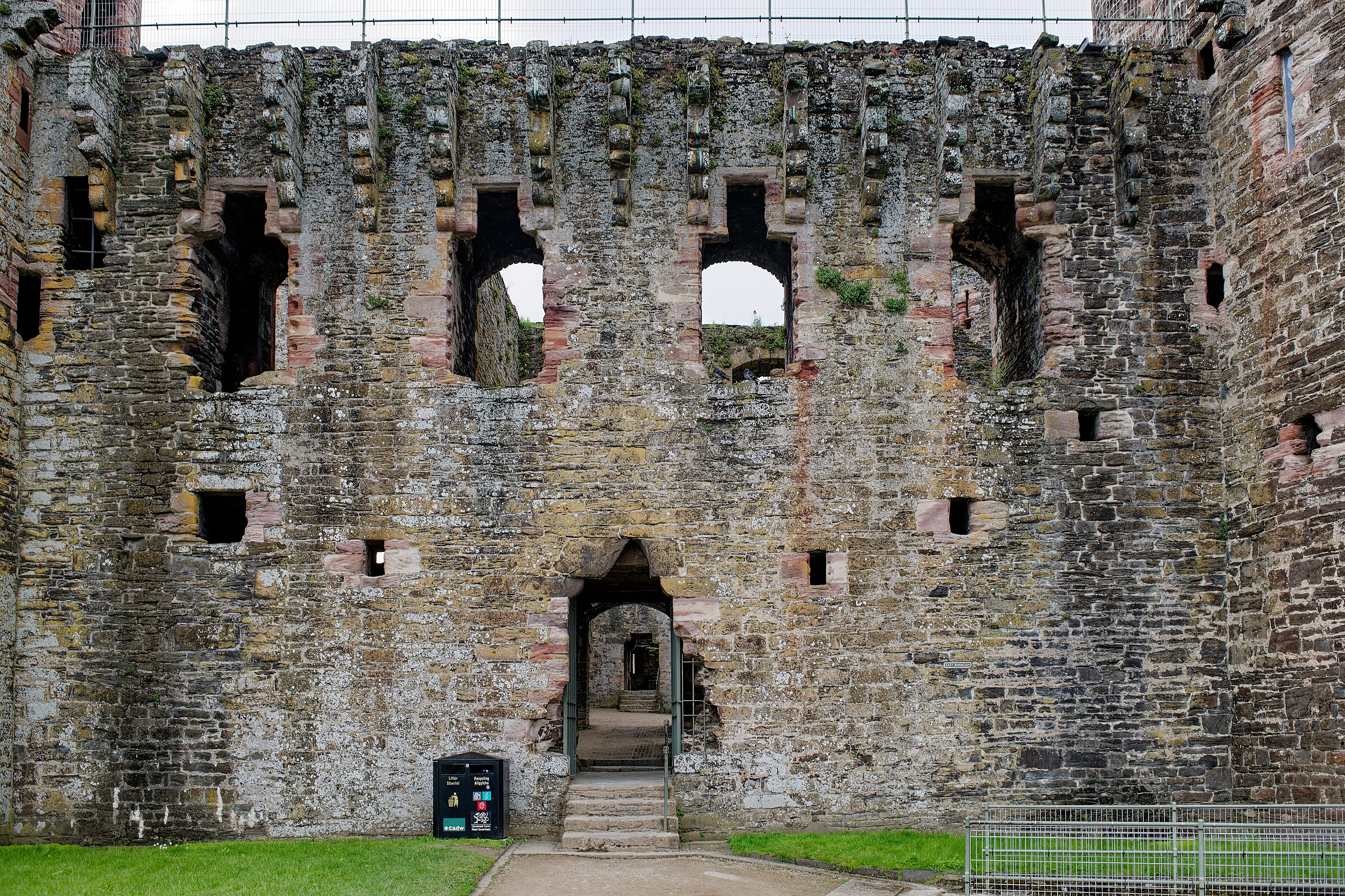 Conwy Castle, east Wall, seen from the East Barbican