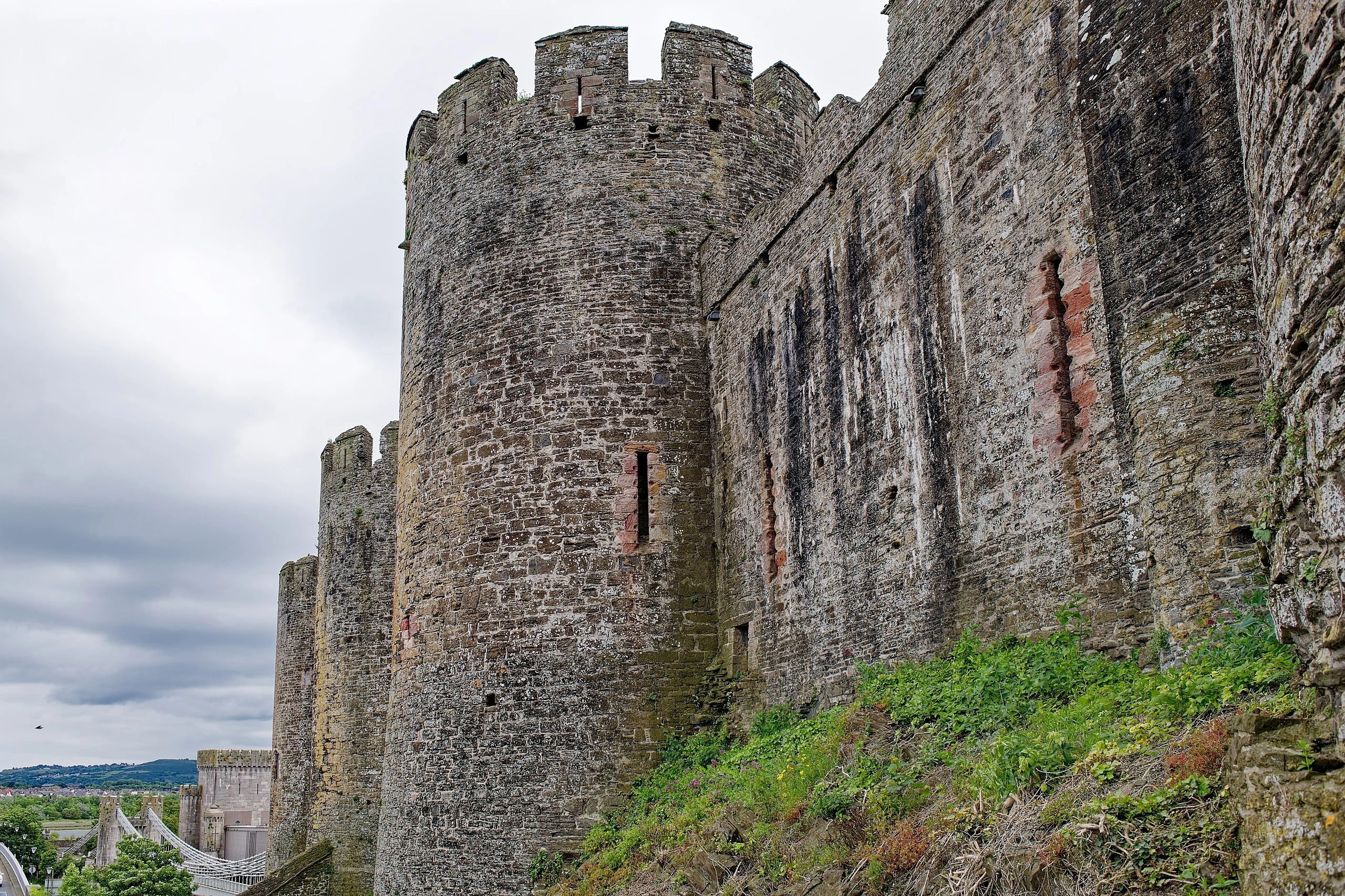 Conwy Castle, Kitchen Tower, seen from the East