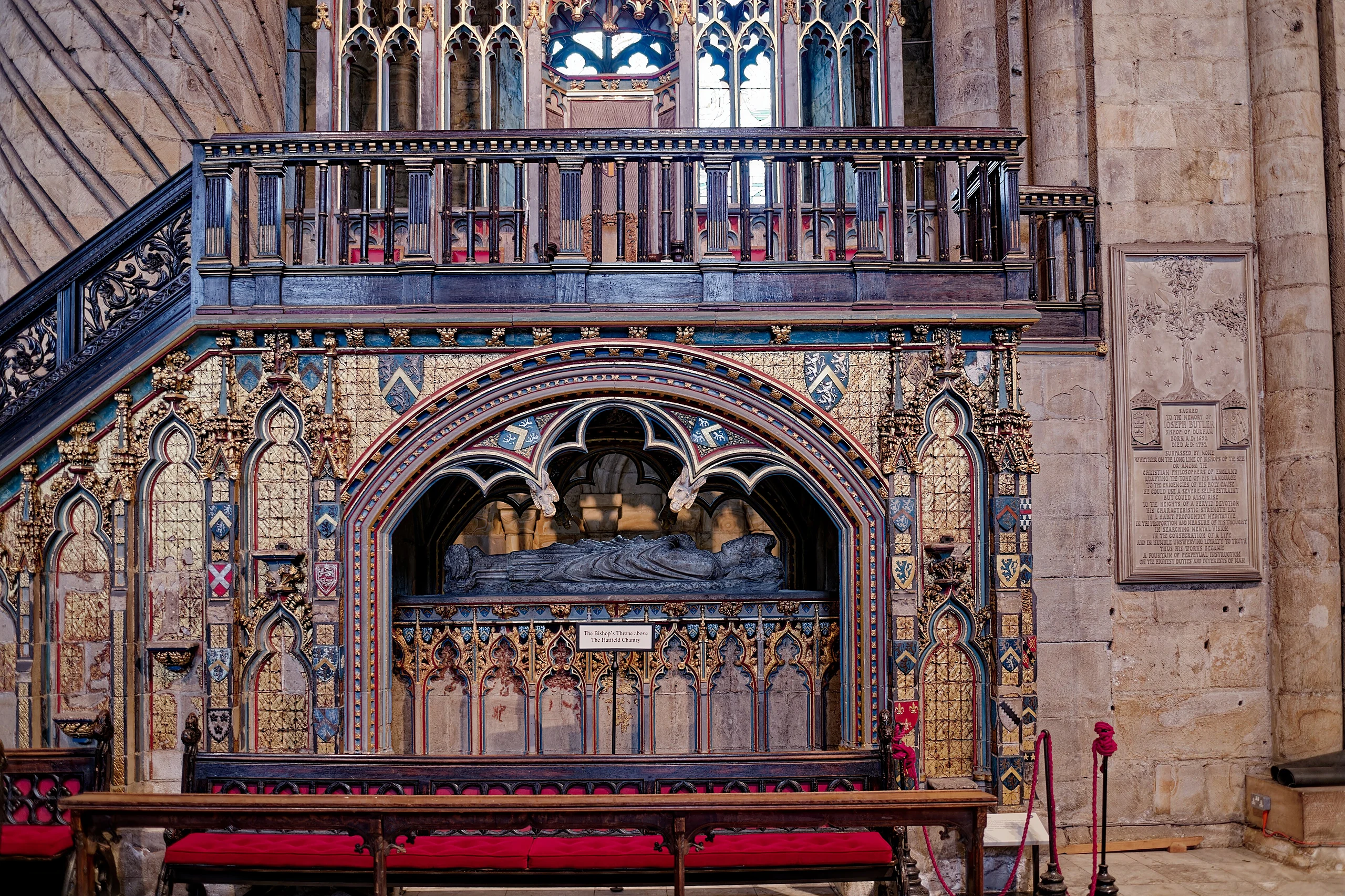 Cathedral Church of Christ, Blessed Mary the Virgin and St Cuthbert of Durham, Interior, Bishop Hatfield's Chantry