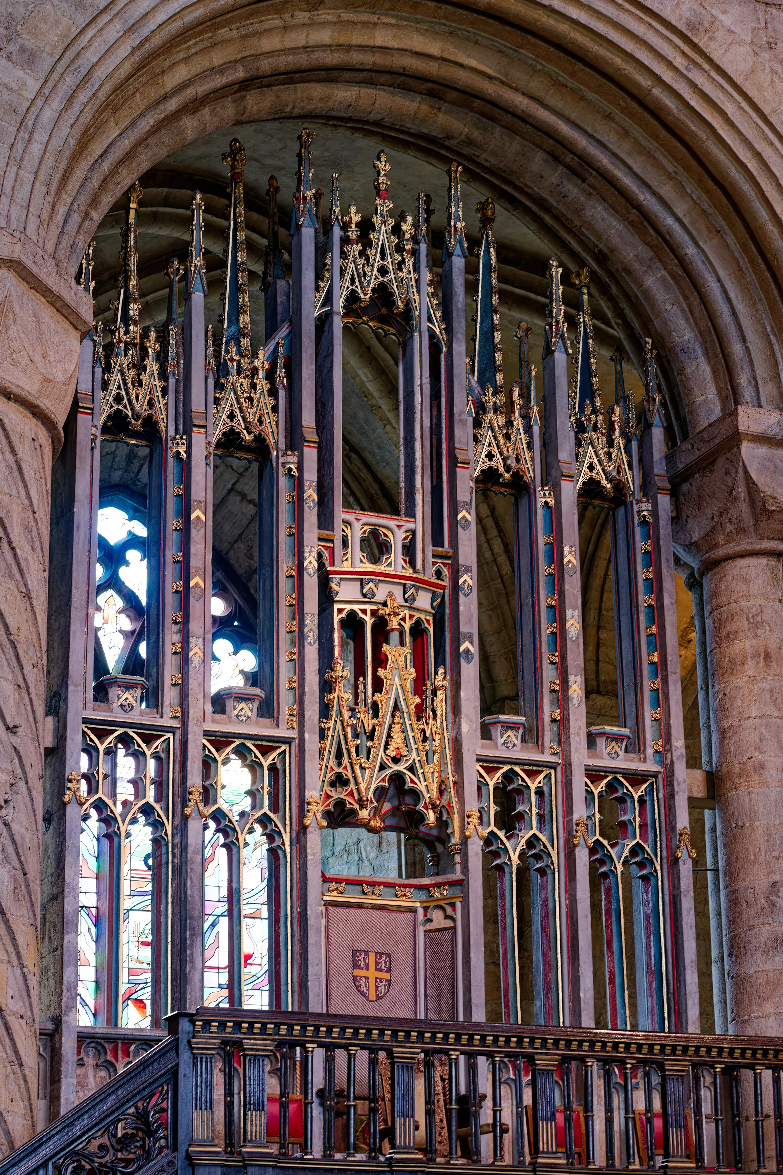 Cathedral Church of Christ, Blessed Mary the Virgin and St Cuthbert of Durham, Interior, Bishop's seat