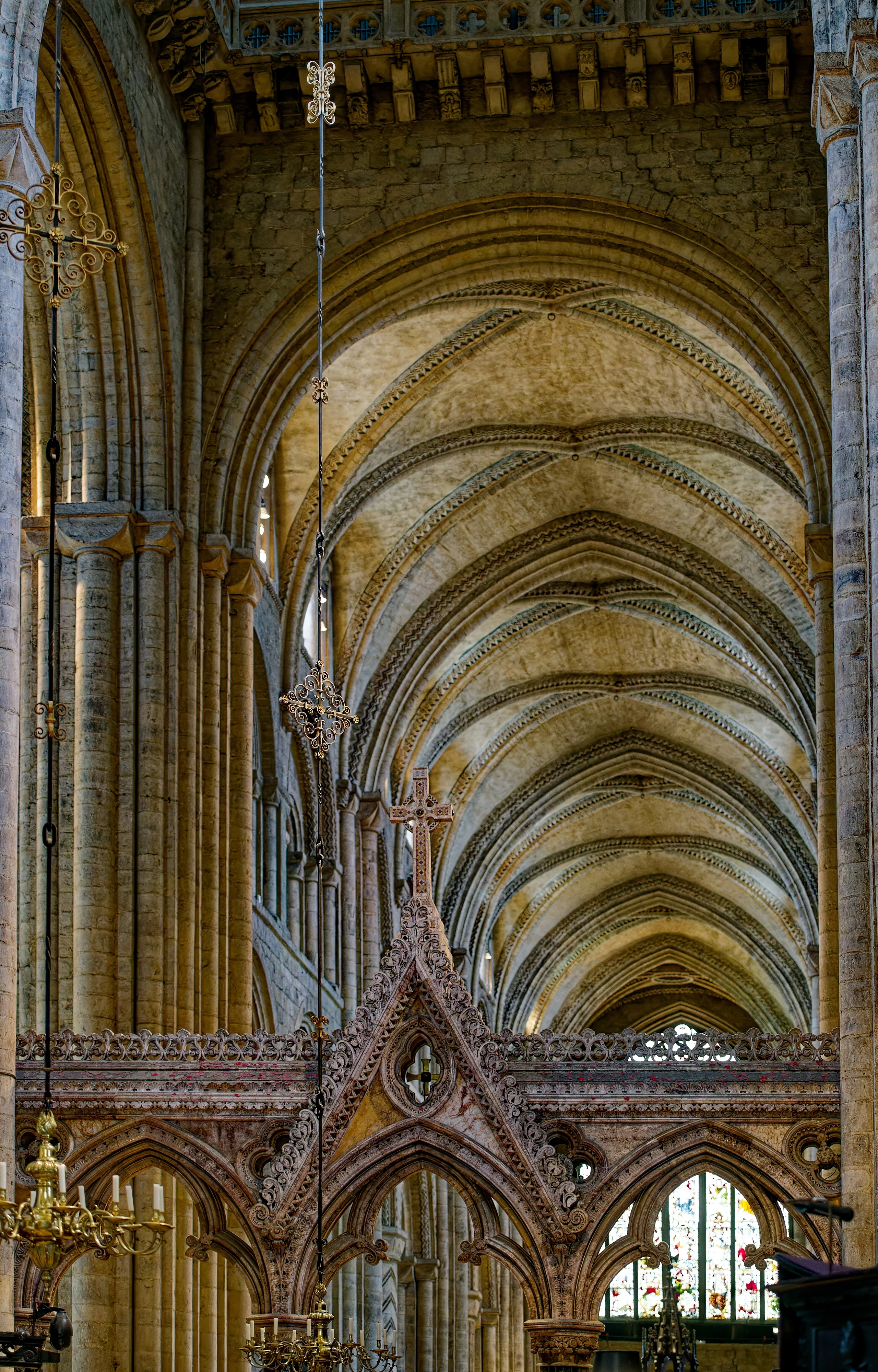 Cathedral Church of Christ, Blessed Mary the Virgin and St Cuthbert of Durham, Interior, screen