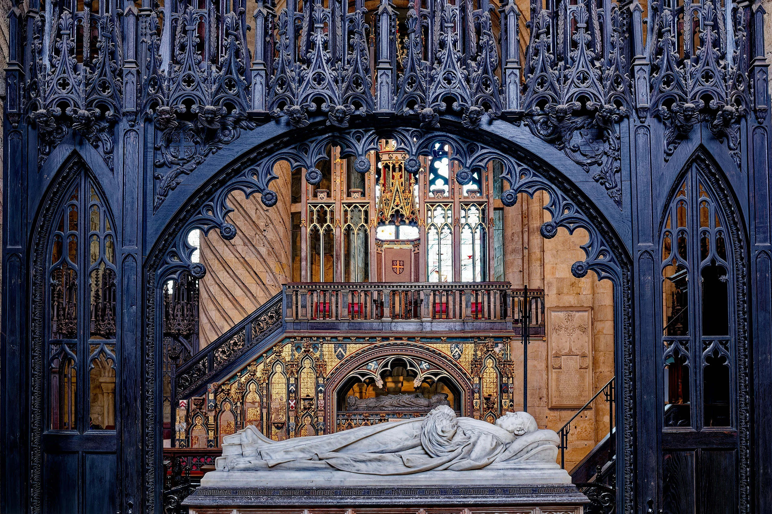 Cathedral Church of Christ, Blessed Mary the Virgin and St Cuthbert of Durham, Monument to Bishop Joseph Barber Lightfoot
