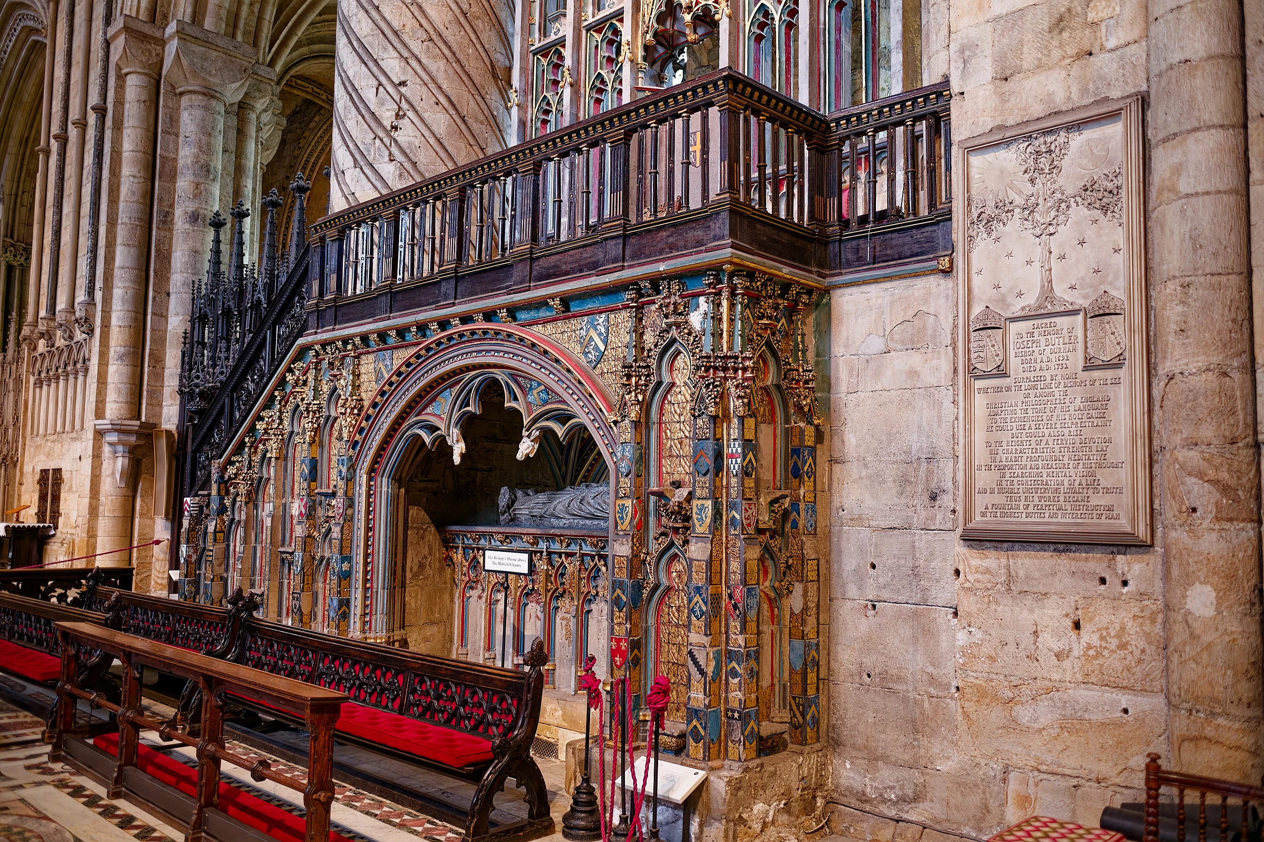 Cathedral Church of Christ, Blessed Mary the Virgin and St Cuthbert of Durham, Interior, Bishop Hatfield's Chantry