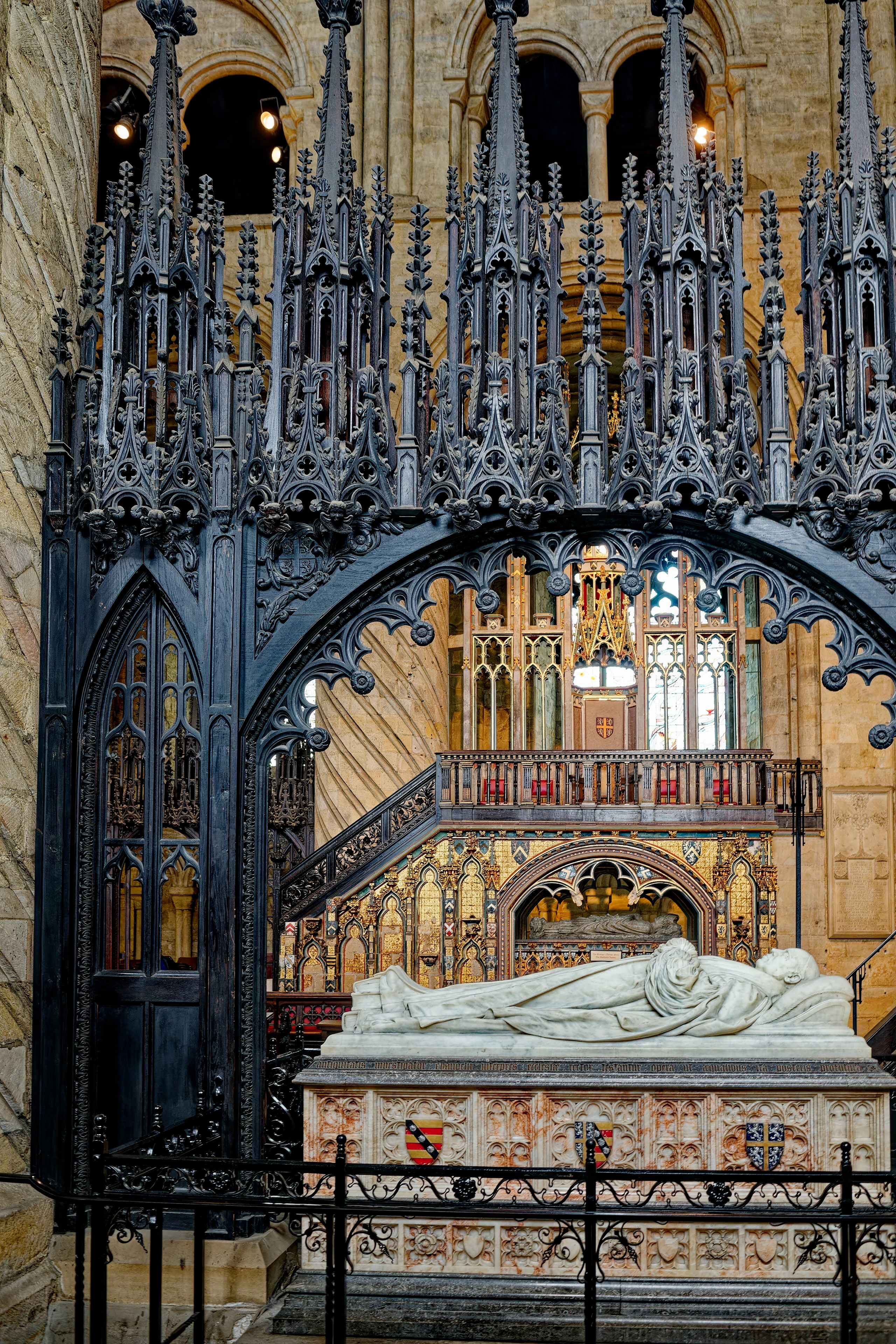 Cathedral Church of Christ, Blessed Mary the Virgin and St Cuthbert of Durham, Monument to Bishop Joseph Barber Lightfoot