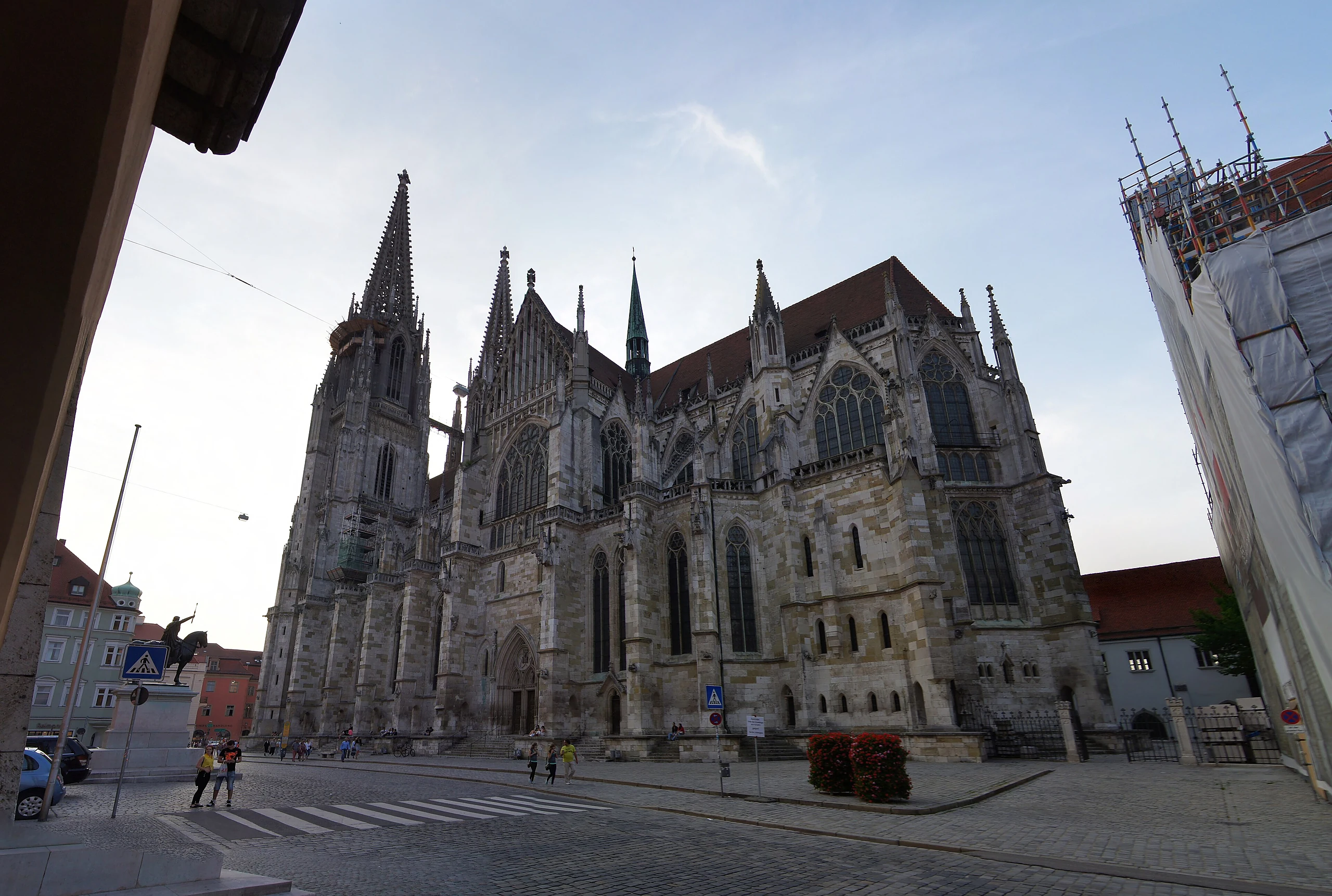 Regensburg cathedral panorama