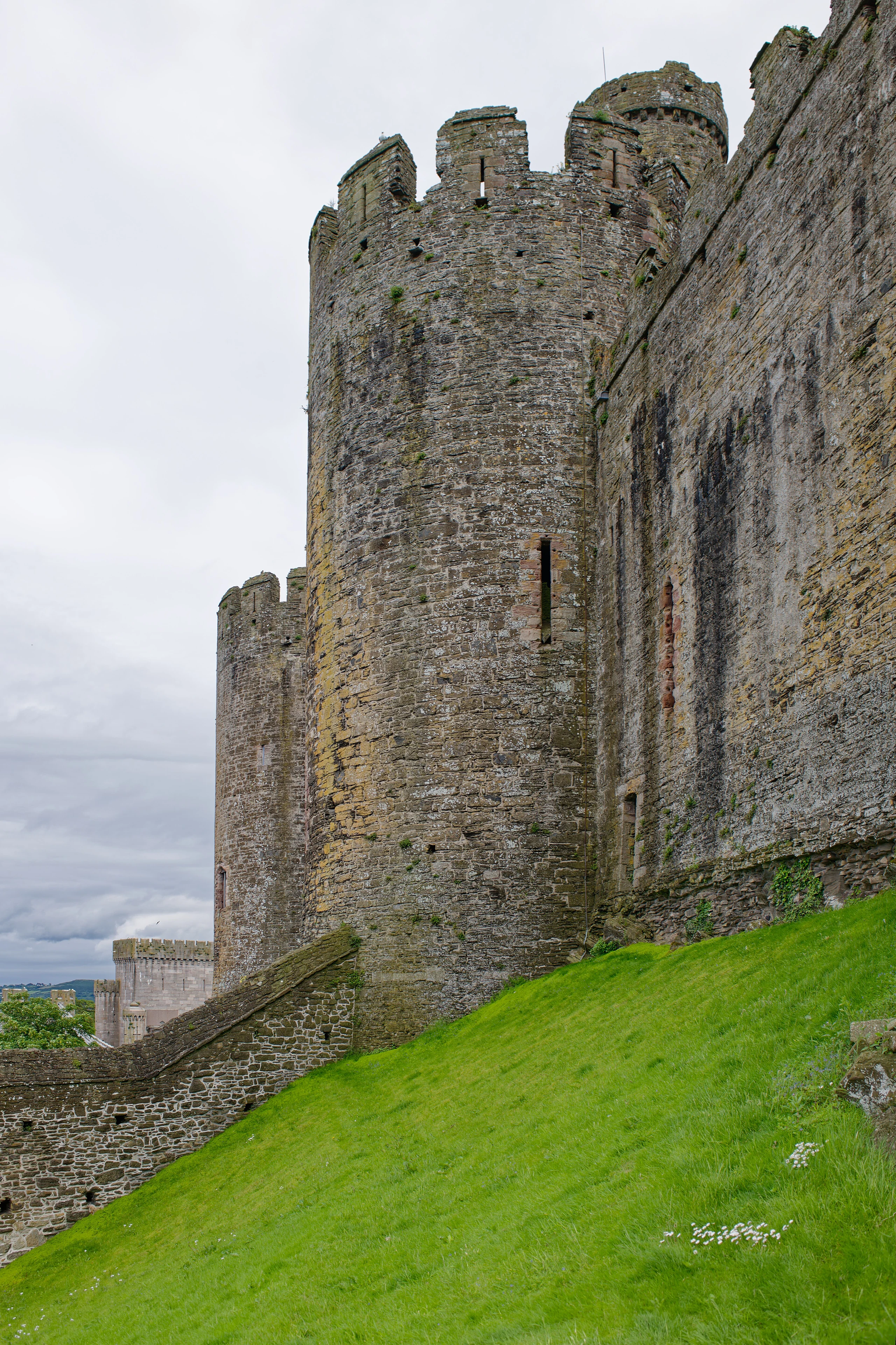 Conwy Castle, Kitchen Tower, seen from the West