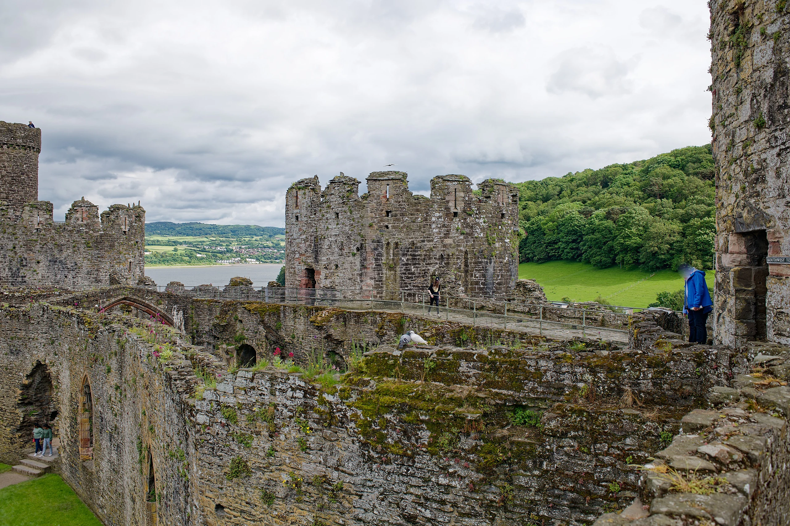 Conwy Castle, Prison Tower, seen from the North-West