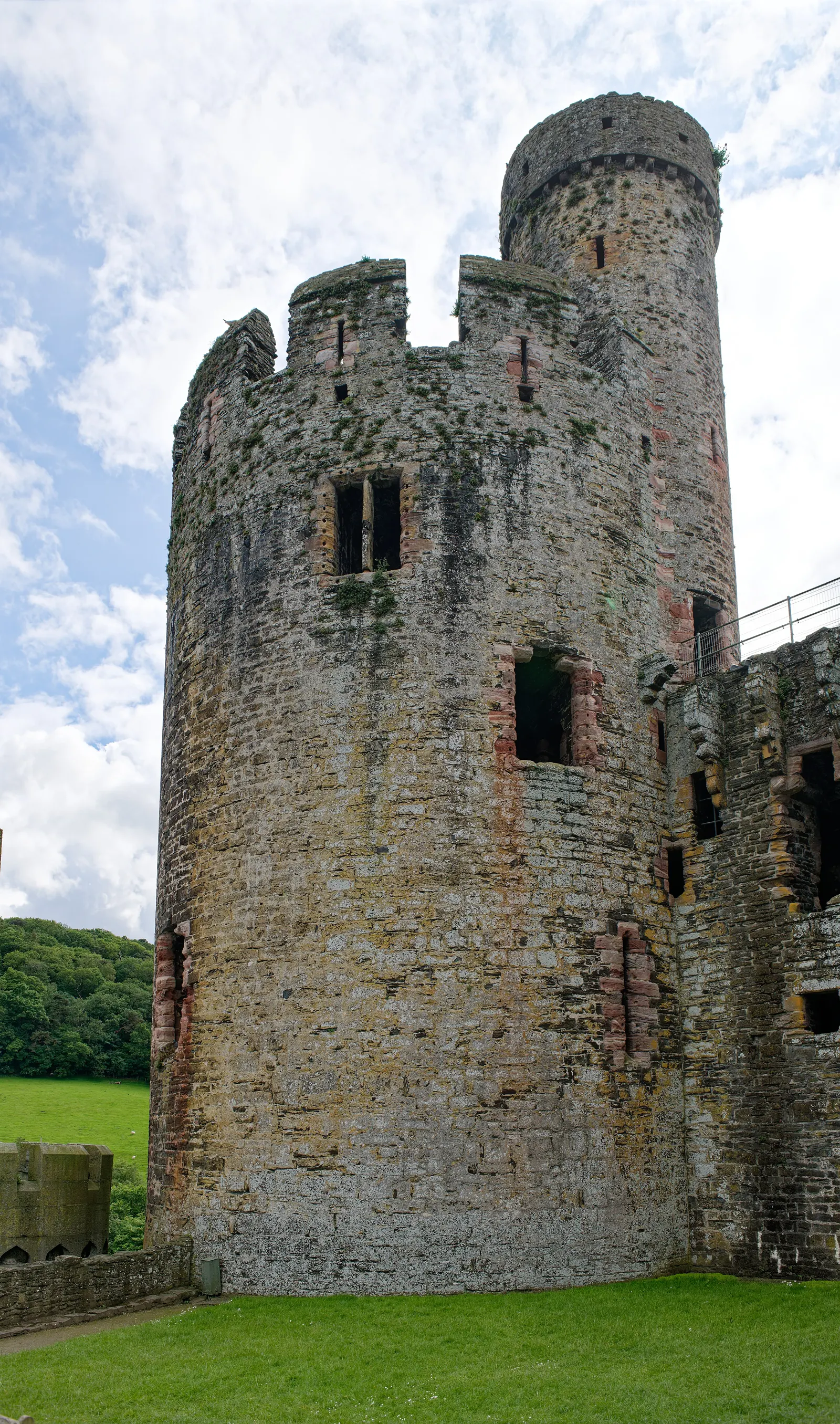 Conwy Castle, King's Tower, seen from the East