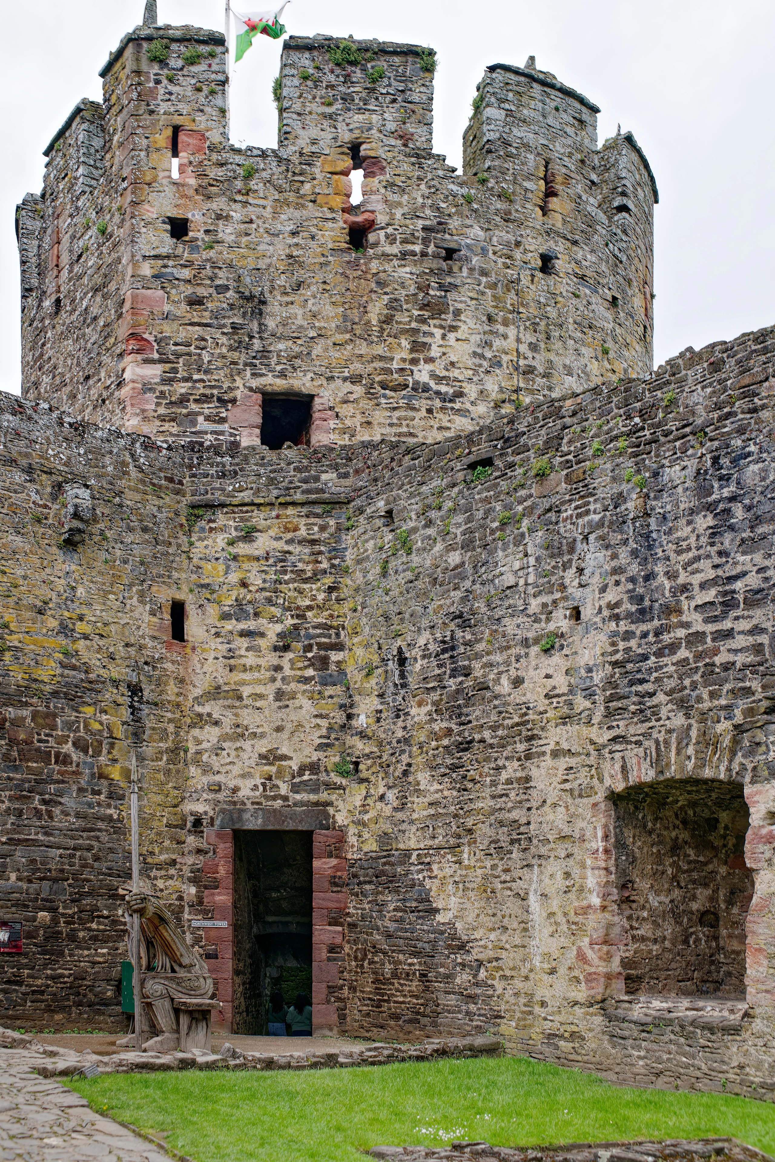 Conwy Castle, North-West Tower, seen from the East