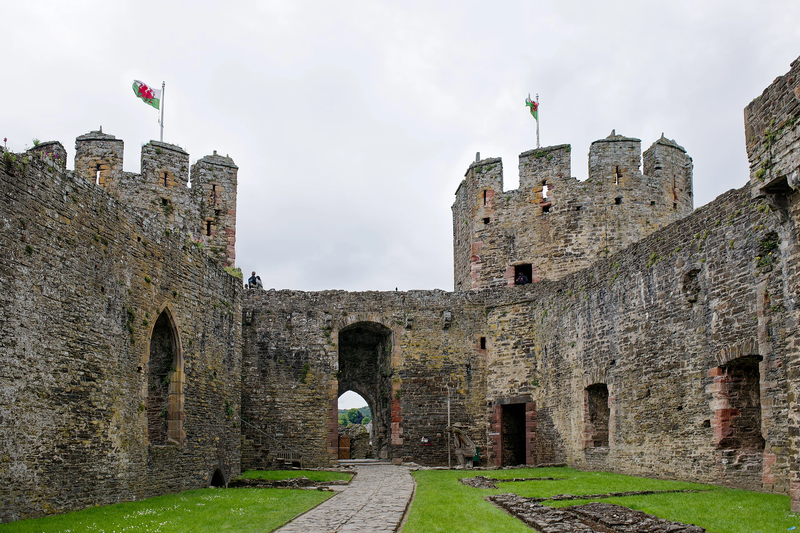 Conwy Castle, seen from the East