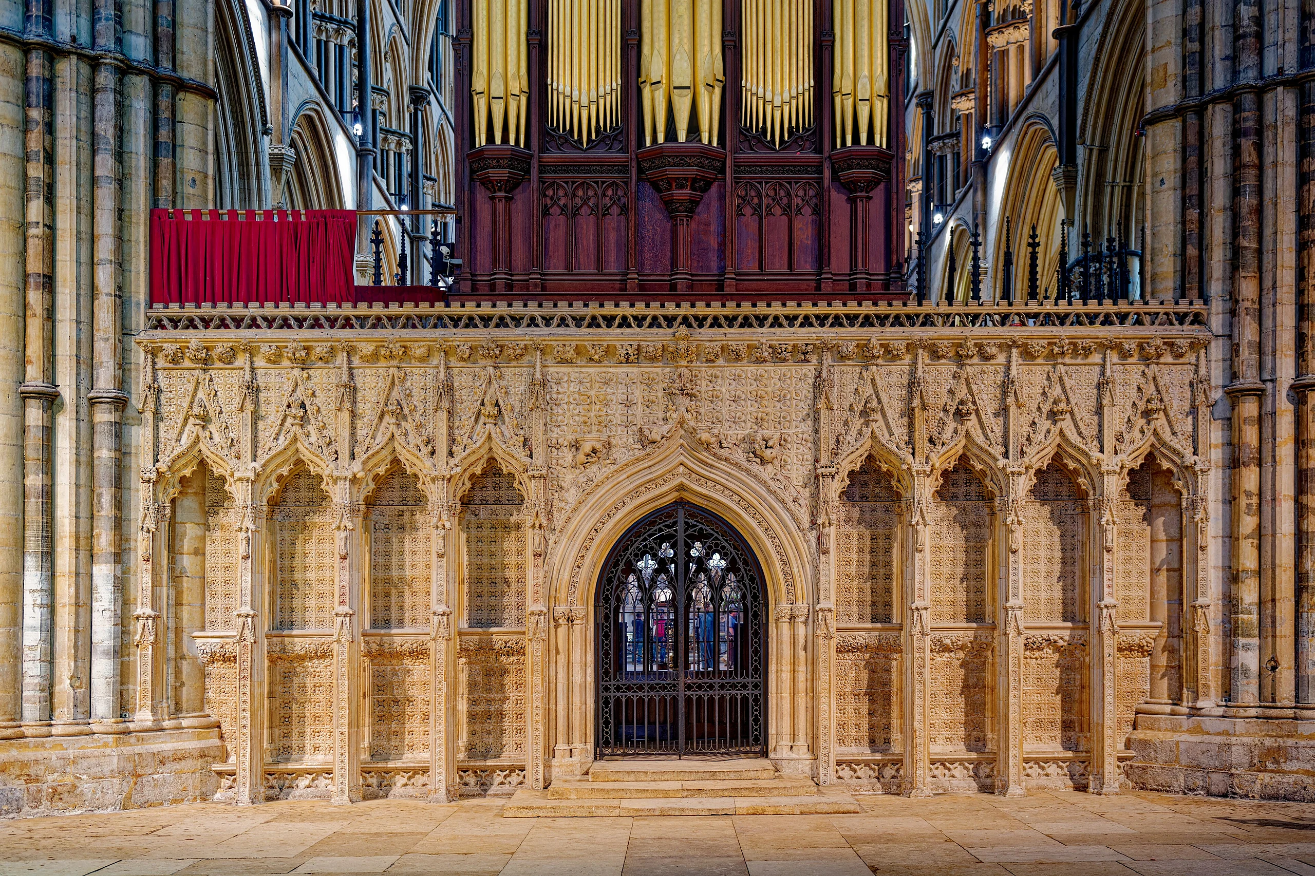 Cathedral Church of St Mary, Screen, viewed from the west
