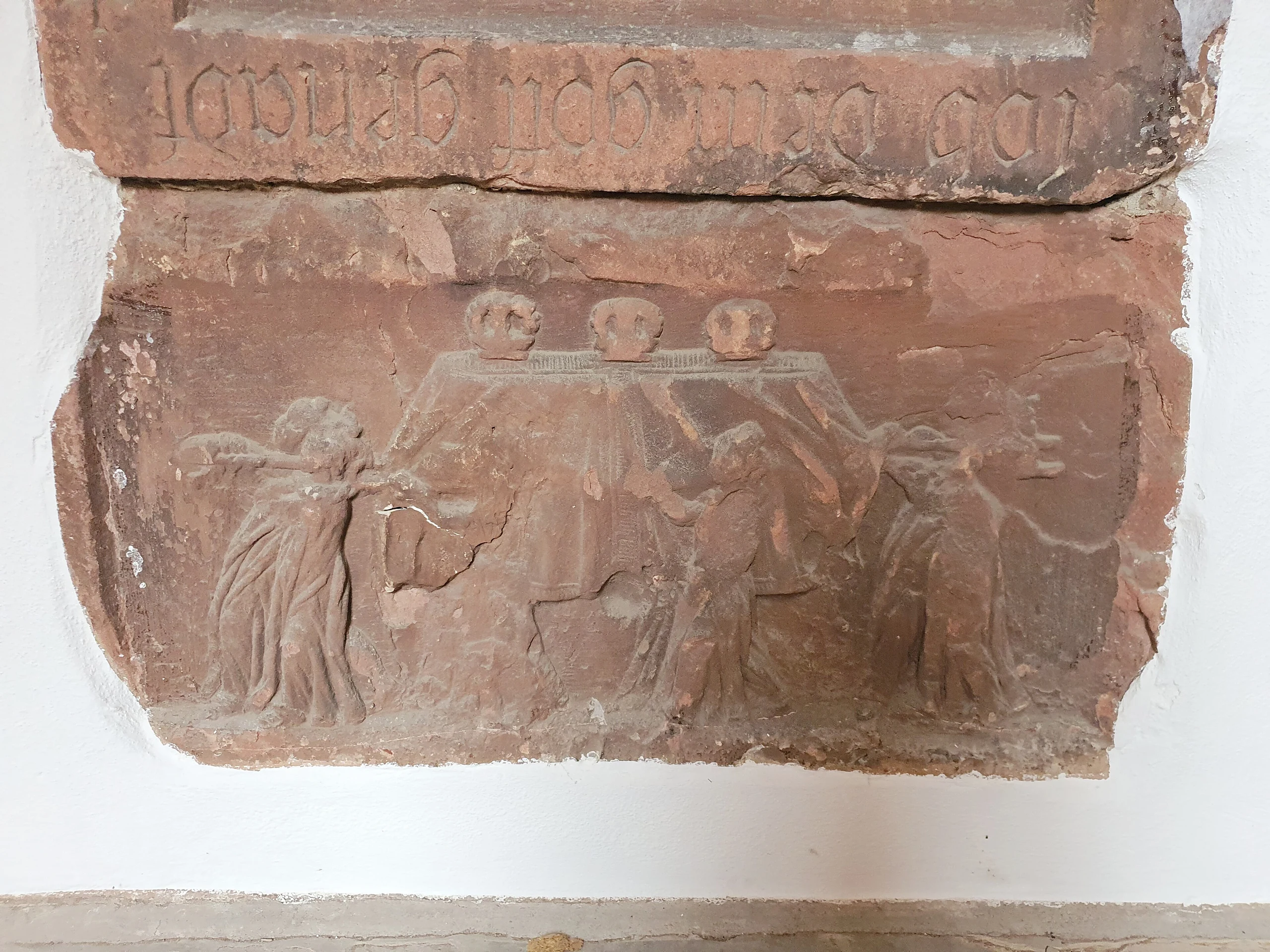 Grabstein Frauenlob Mainzer Dom Detail