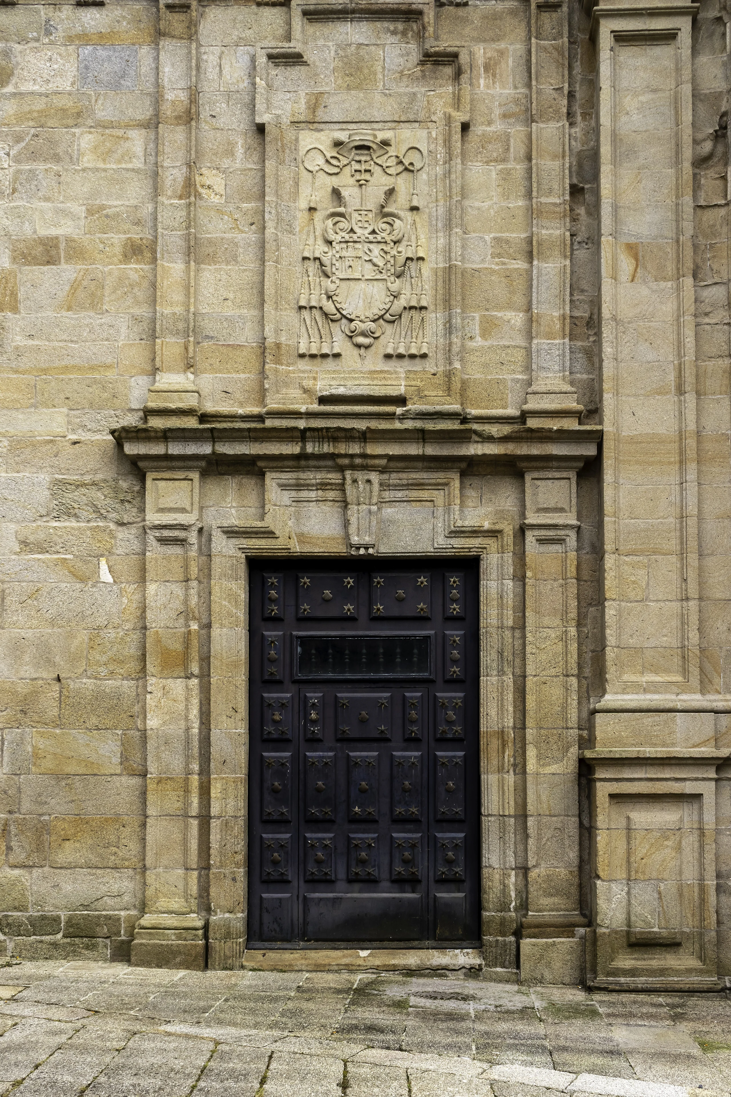 Porta no norte da catedral de Santiago