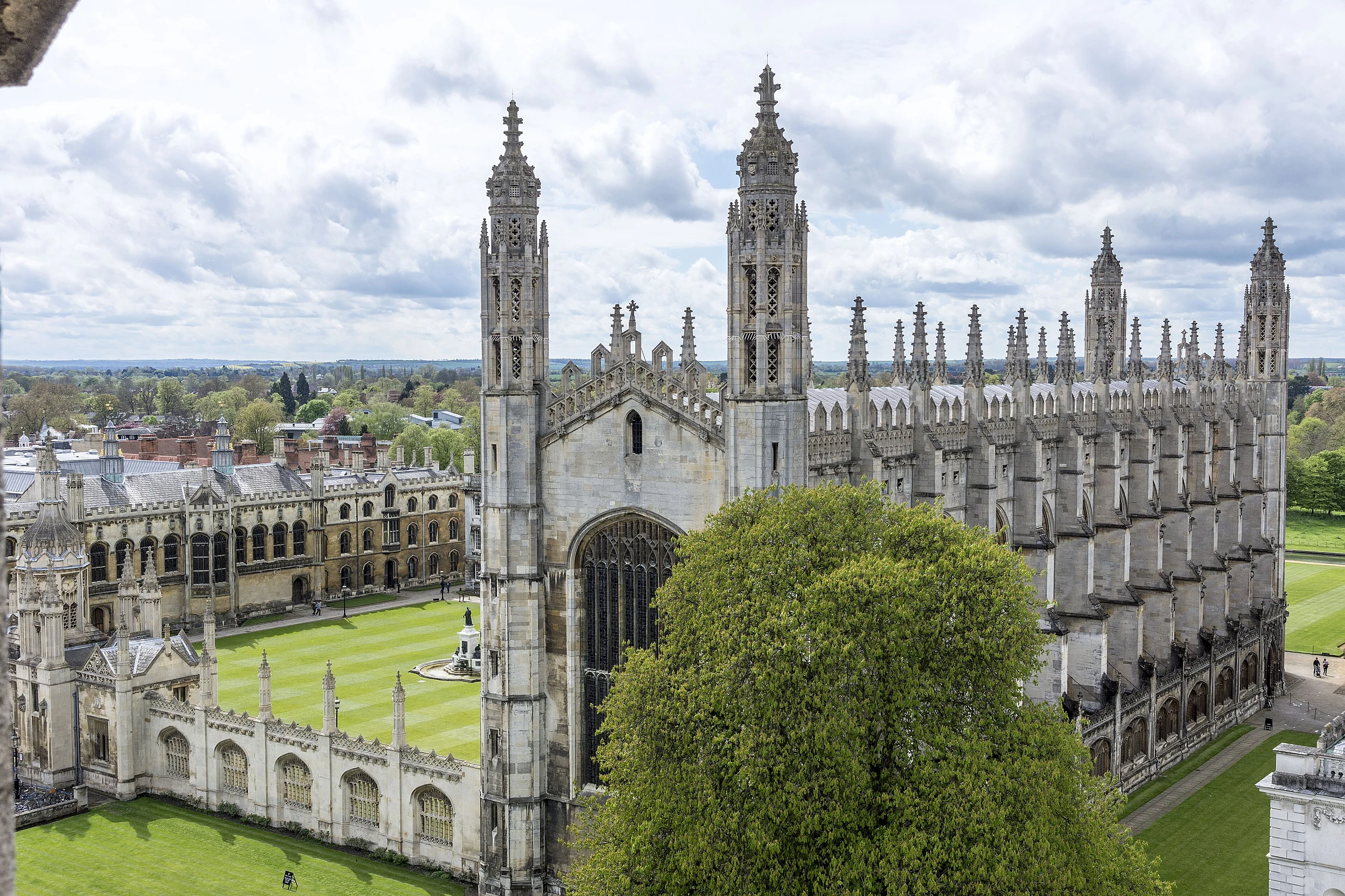 Cambridge - King's College - View from Great St Mary