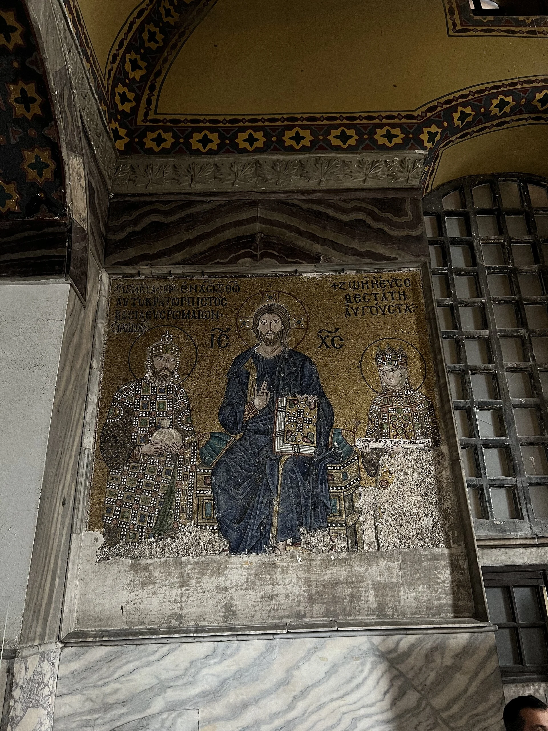 Ayasofya üst galeri mozaik3