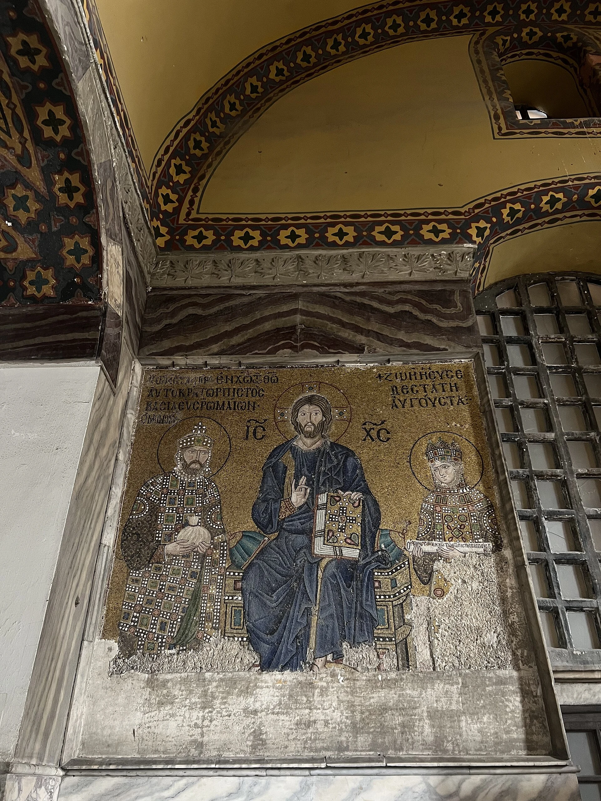 Ayasofya üst galeri mozaik7