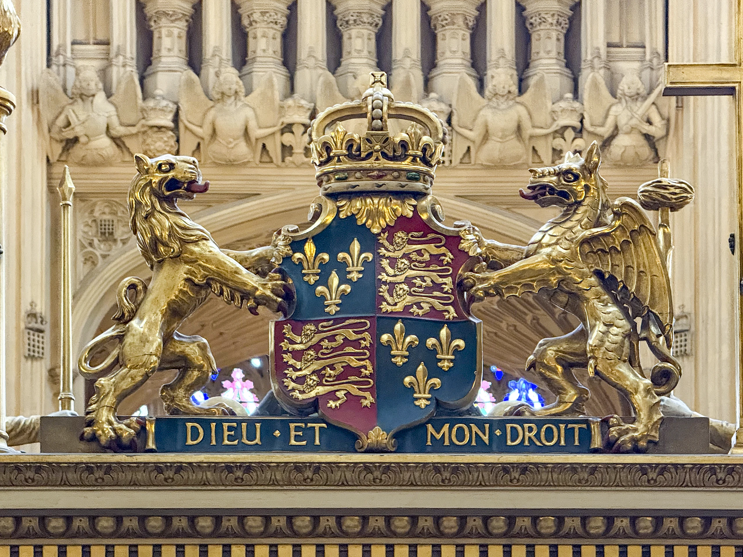 Royal Arms above the Altar, Lady Chapel of Henry VII, Westminster Abbey