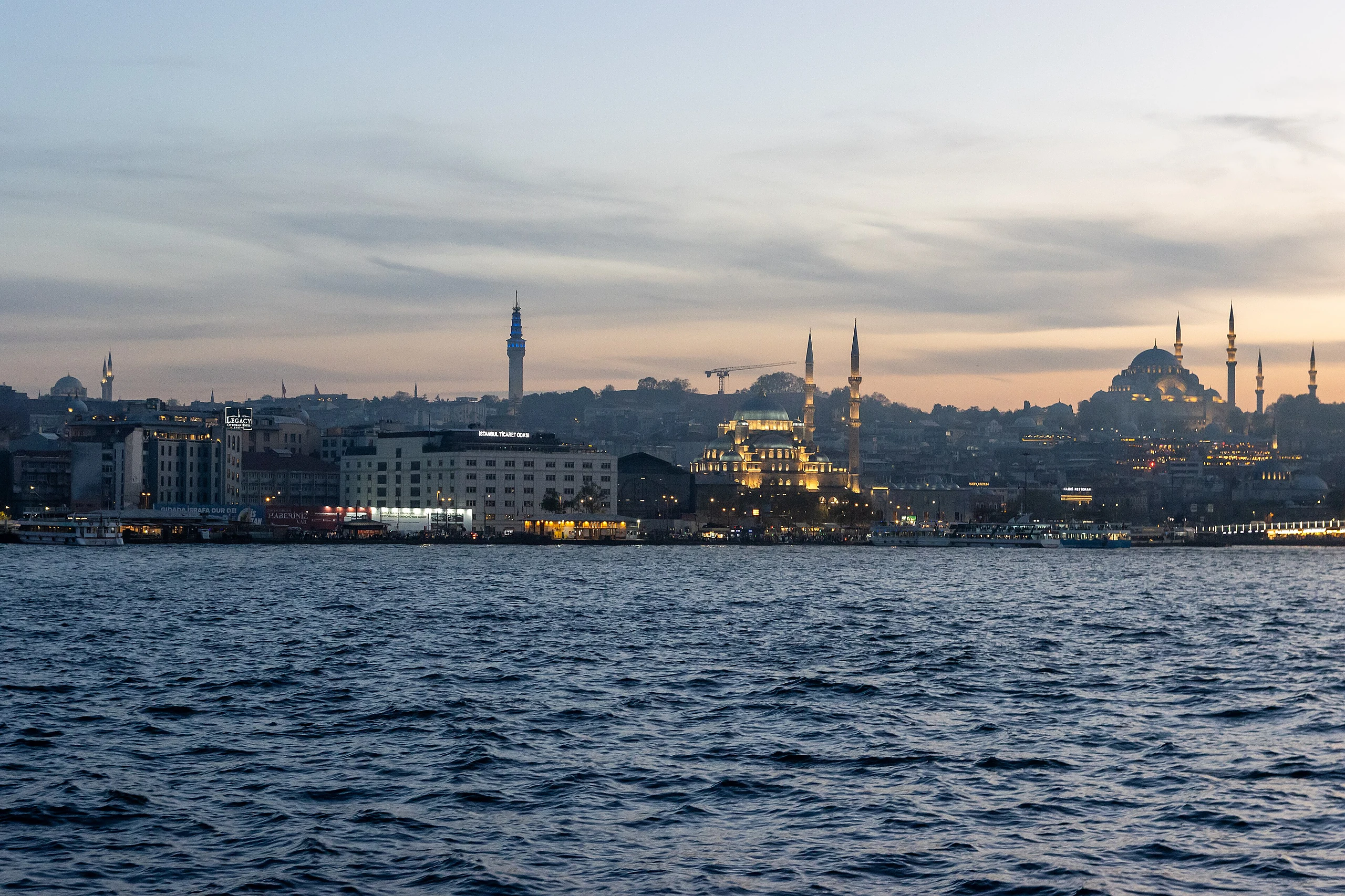 At Istanbul - Wikimedia hackathon boat tour