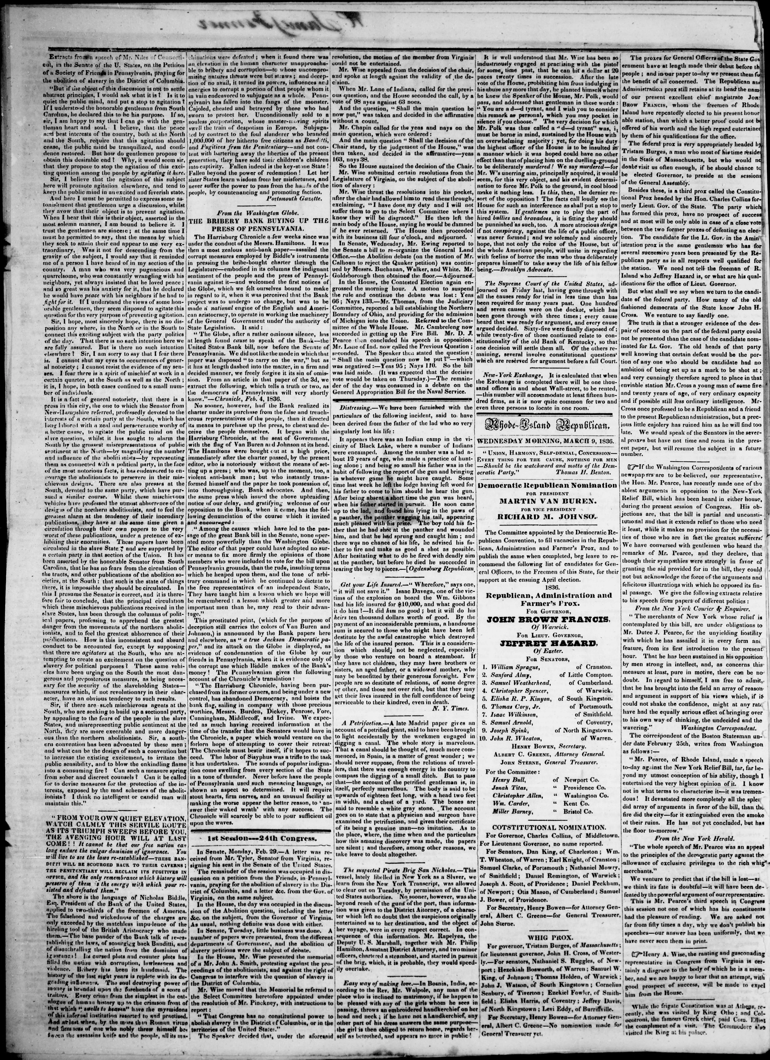 Image 2 of The Rhode-Island Republican (Newport, R.I.), March 9, 1836