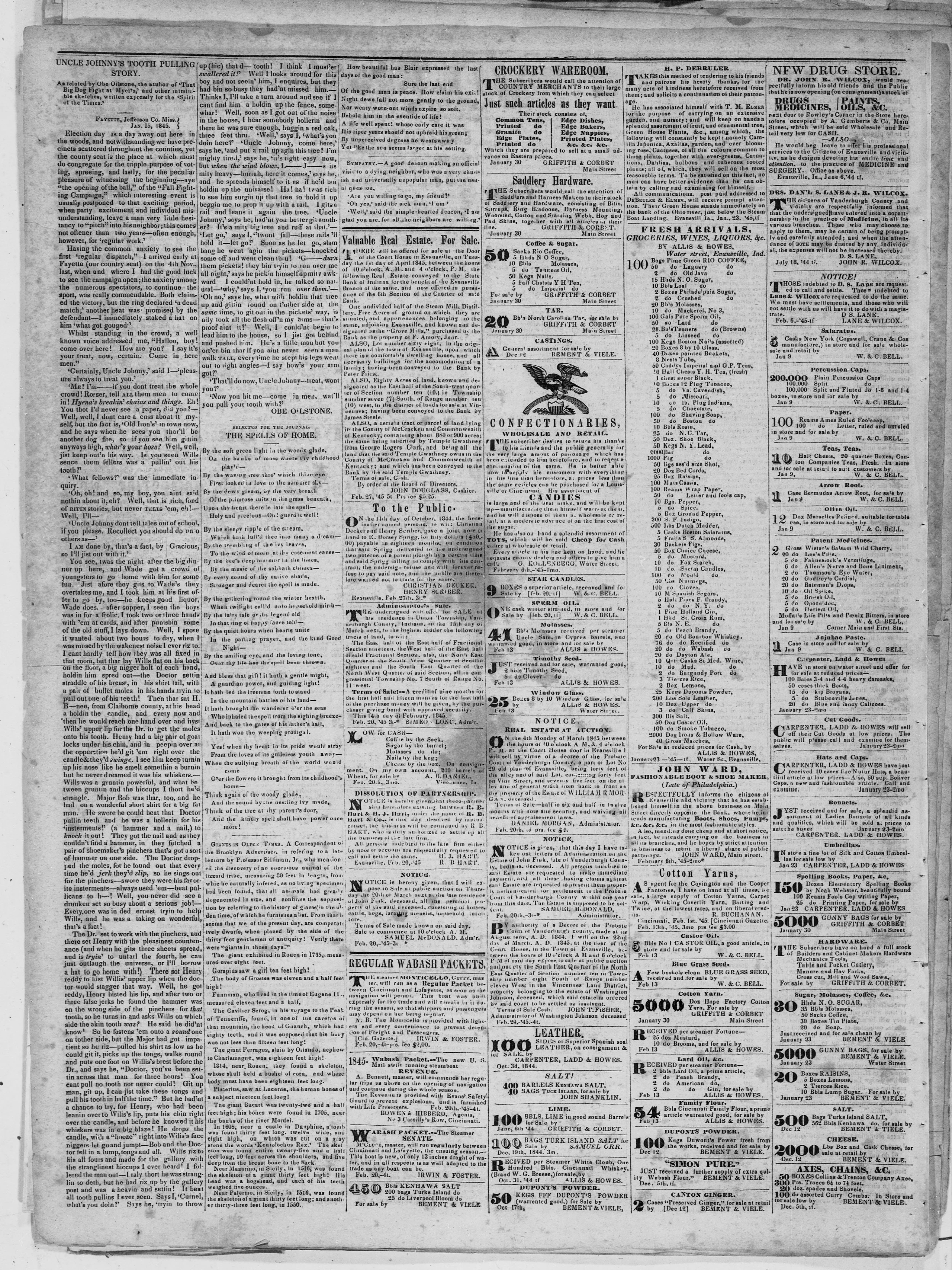 Image 4 of The Evansville journal (Evansville, Ind.), March 6, 1845