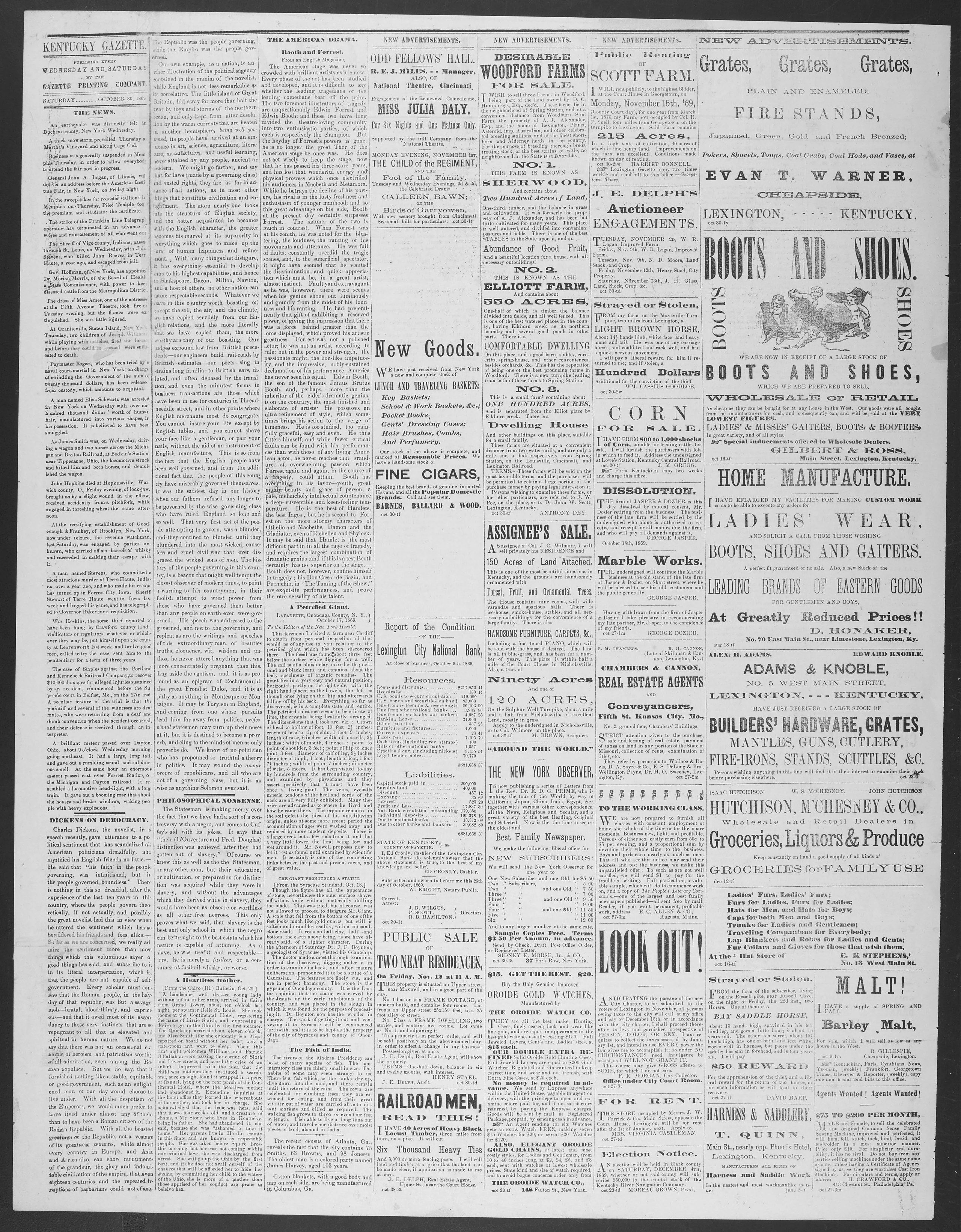 Image 2 of The Kentucky gazette (Lexington, Ky.), October 30, 1869