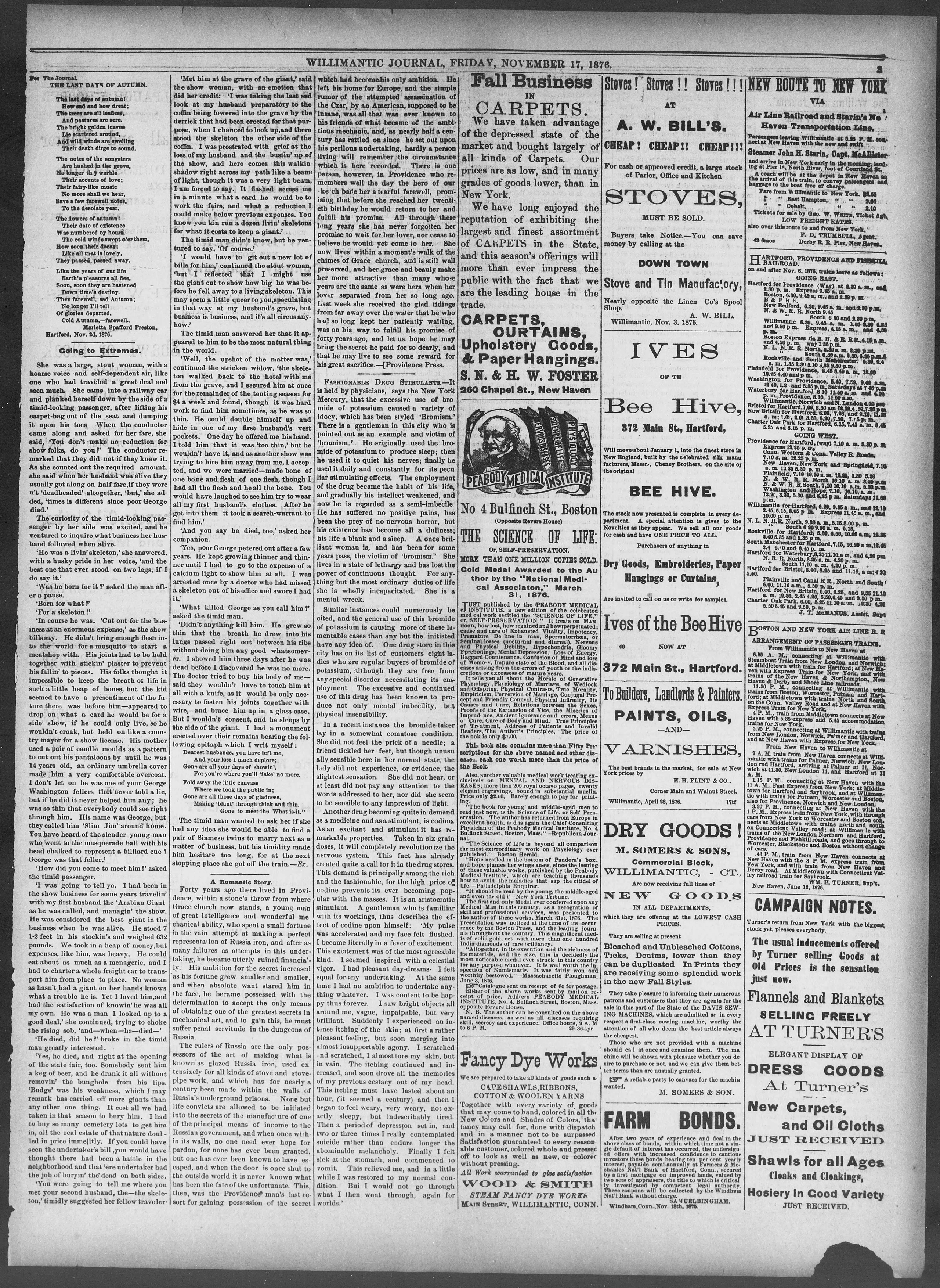 Image 3 of The Willimantic journal (Willimantic, Conn.), November 17, 1876