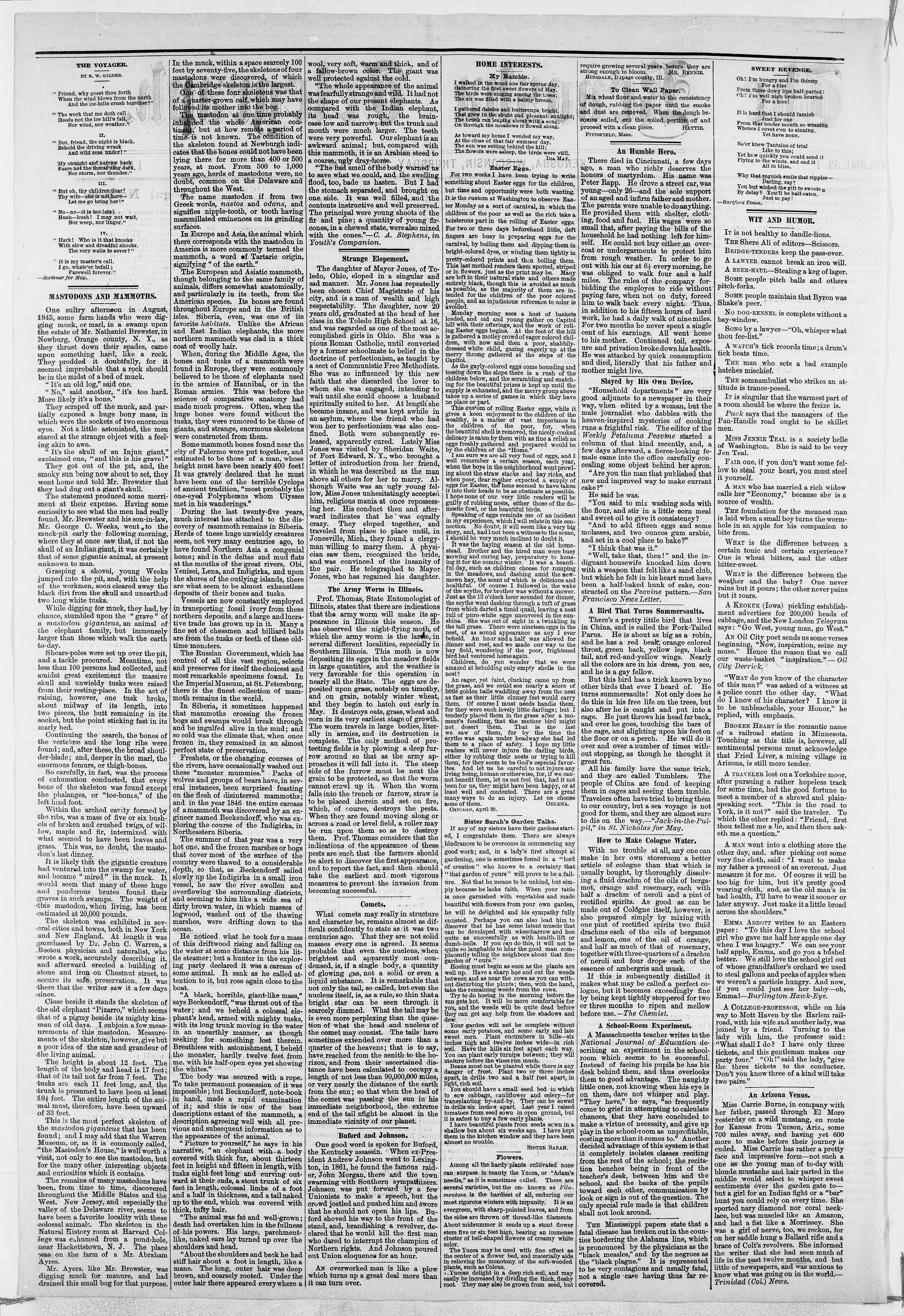 Image 2 of The Kenosha telegraph (Kenosha, Wis.), May 1, 1879