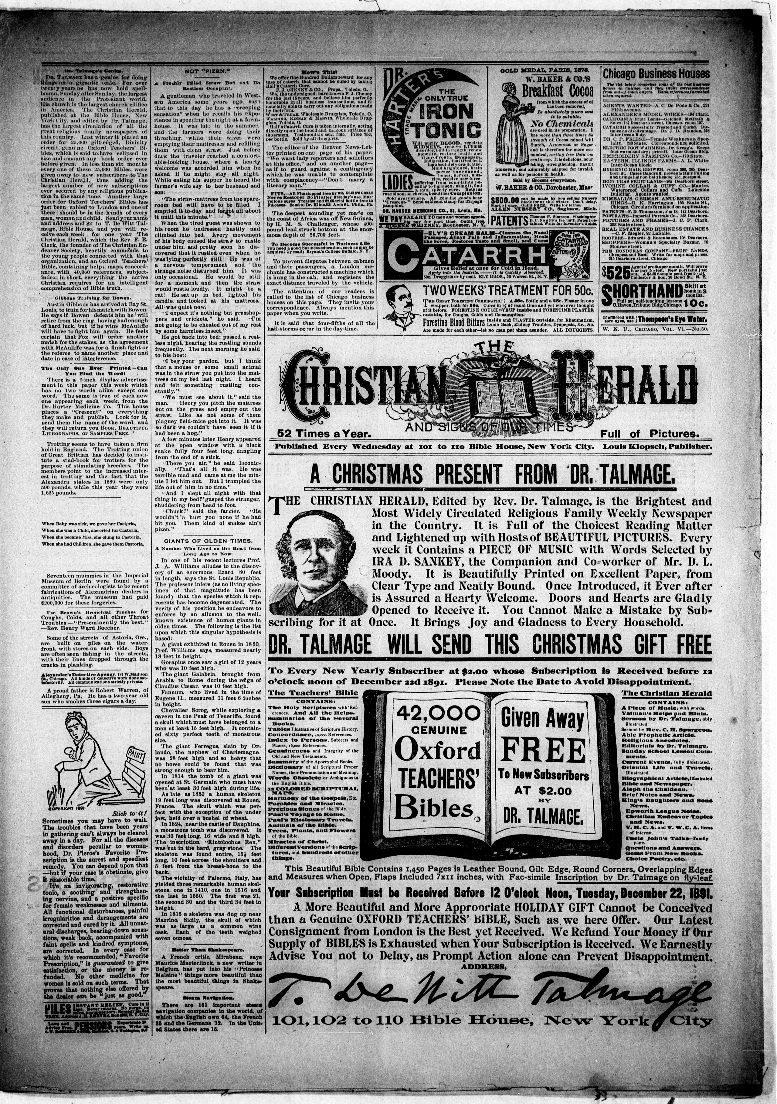 Image 3 of The L'Anse sentinel (L'Anse, L.S., Mich.), December 19, 1891