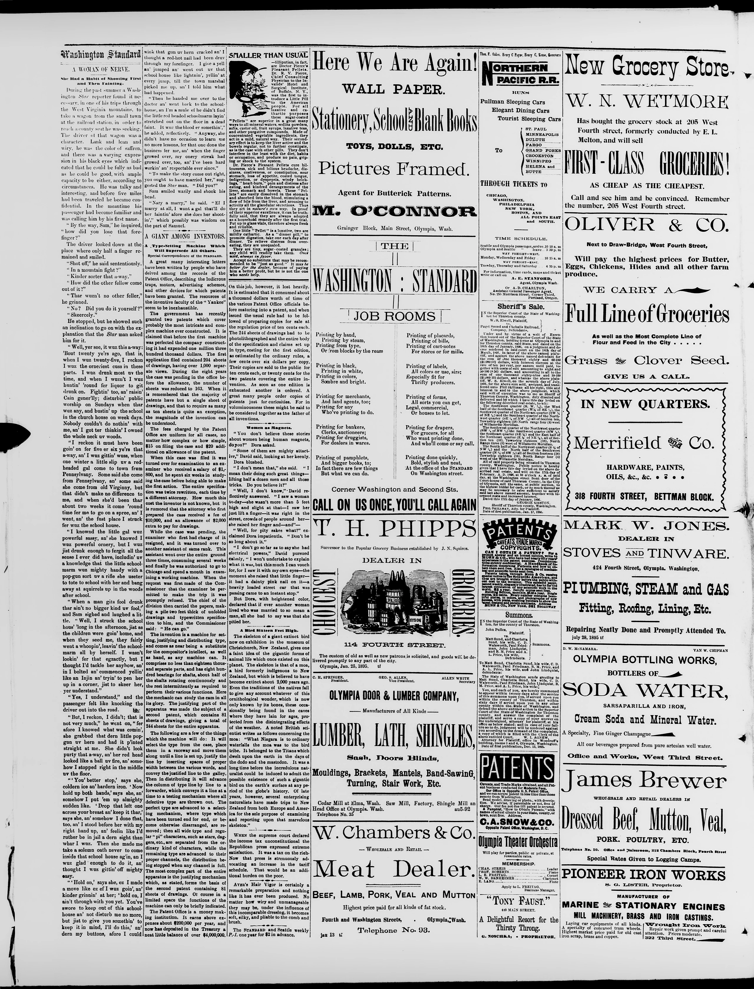 Image 4 of Washington standard (Olympia, Wash. Territory), January 24, 1896