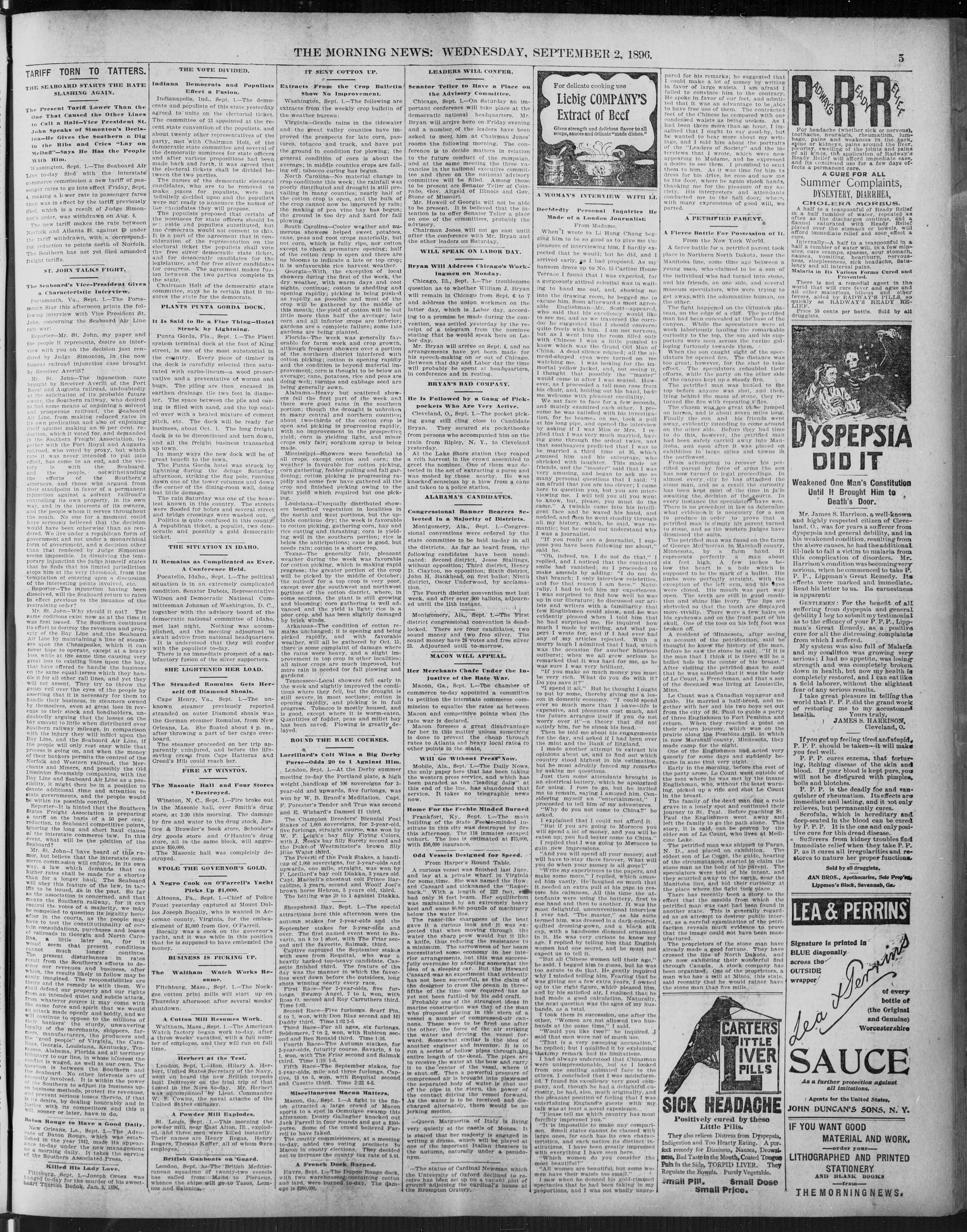 Image 5 of The morning news (Savannah, Ga.), September 2, 1896
