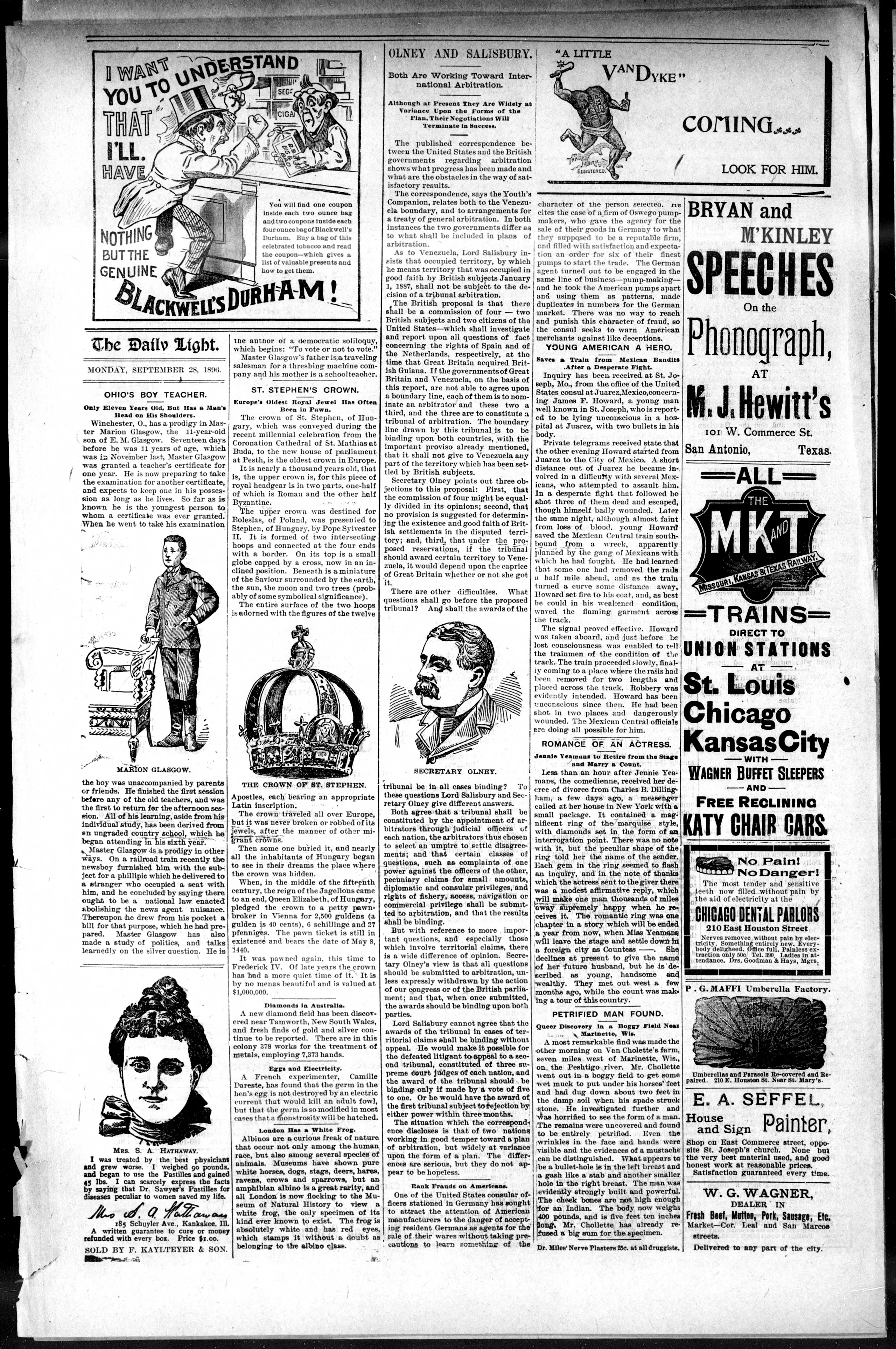 Image 6 of San Antonio daily light (San Antonio, Tex.), September 28, 1896