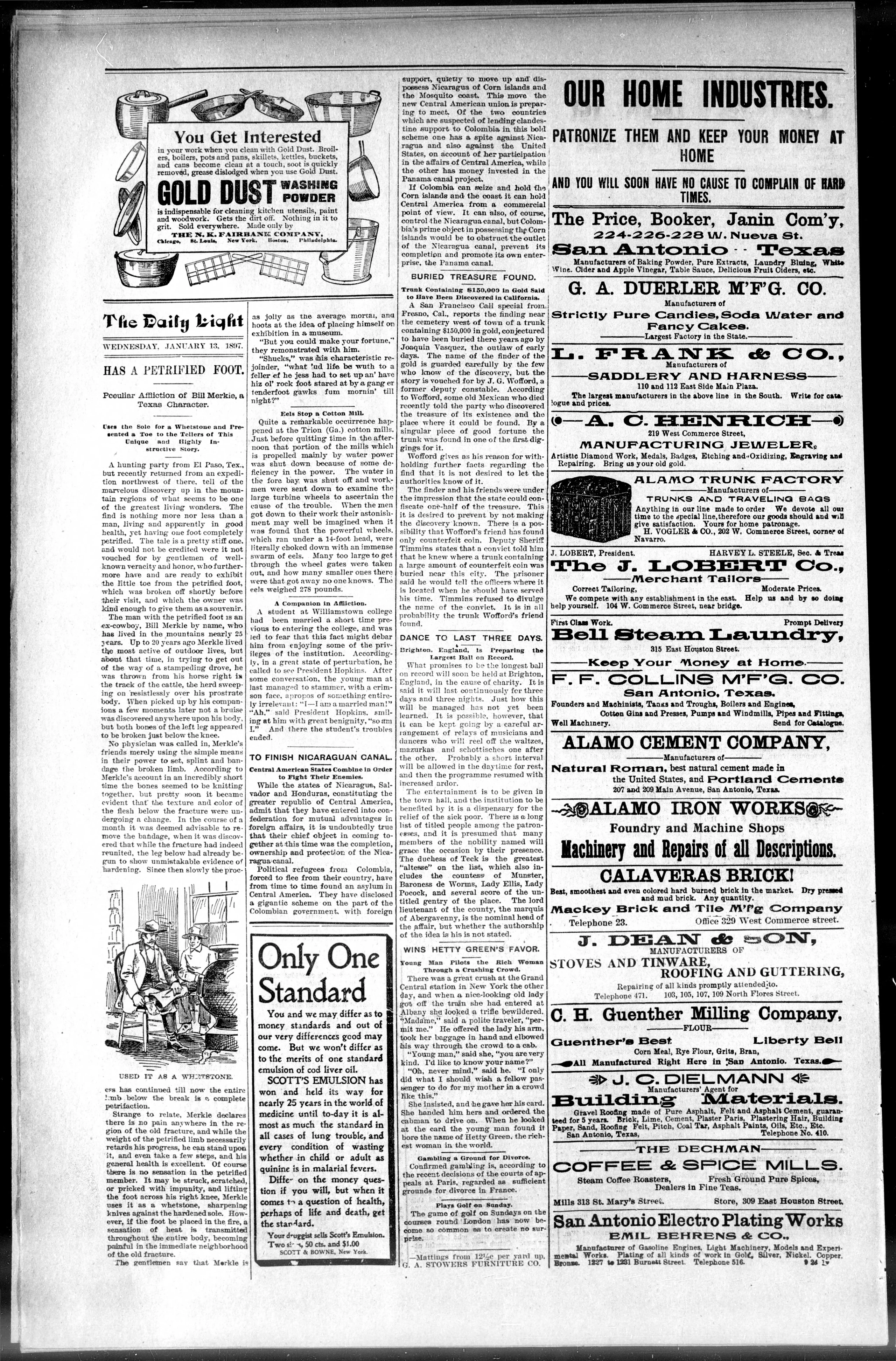 Image 6 of San Antonio daily light (San Antonio, Tex.), January 13, 1897
