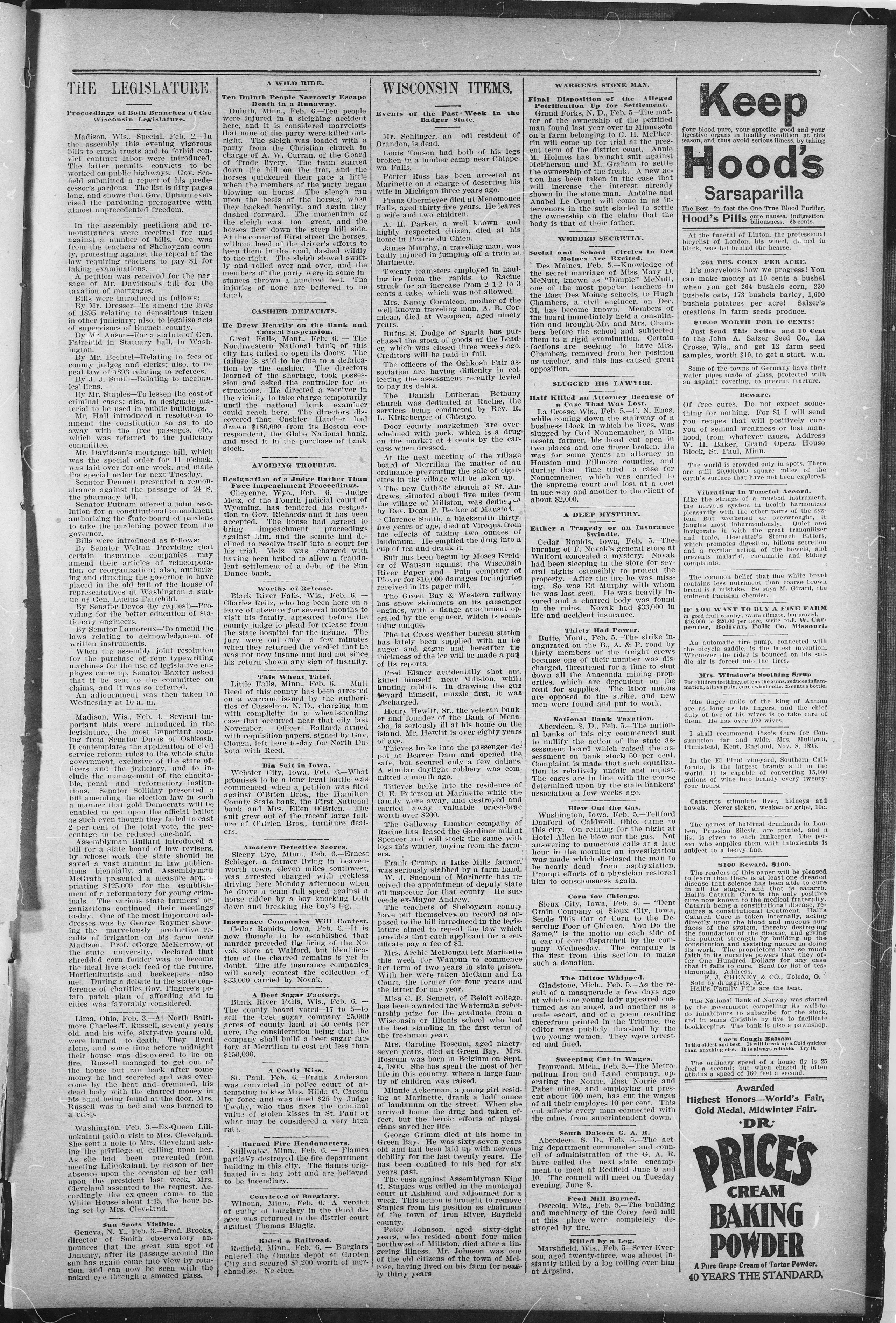 Image 3 of The River Falls times (River Falls, Pierce County, Wis.), February 9, 1897