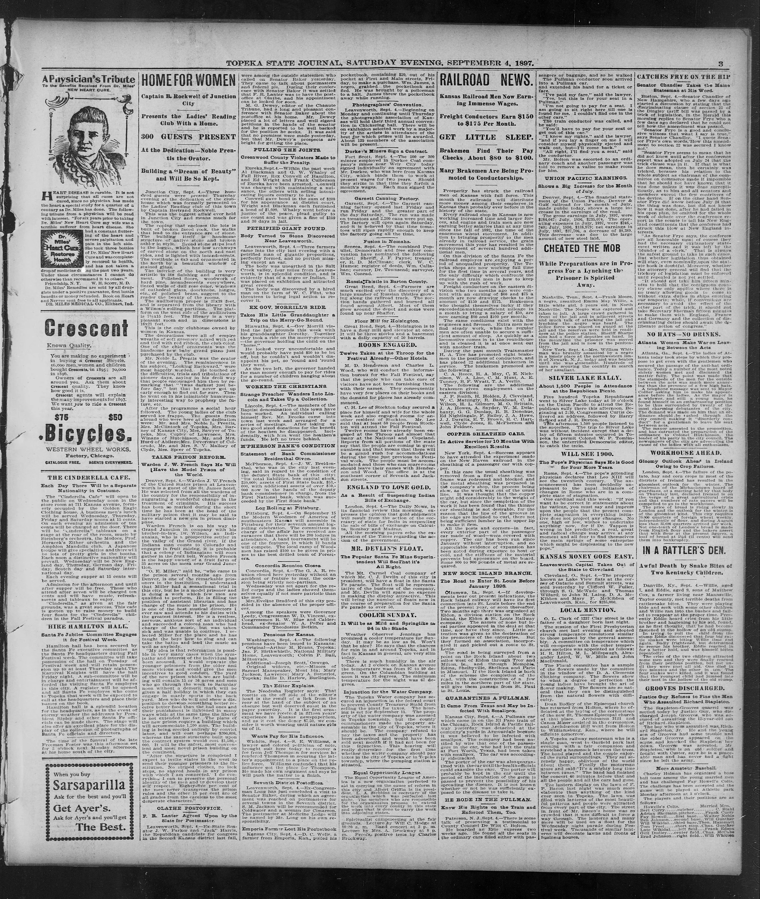 Image 3 of The Topeka state journal (Topeka, Kansas), September 4, 1897