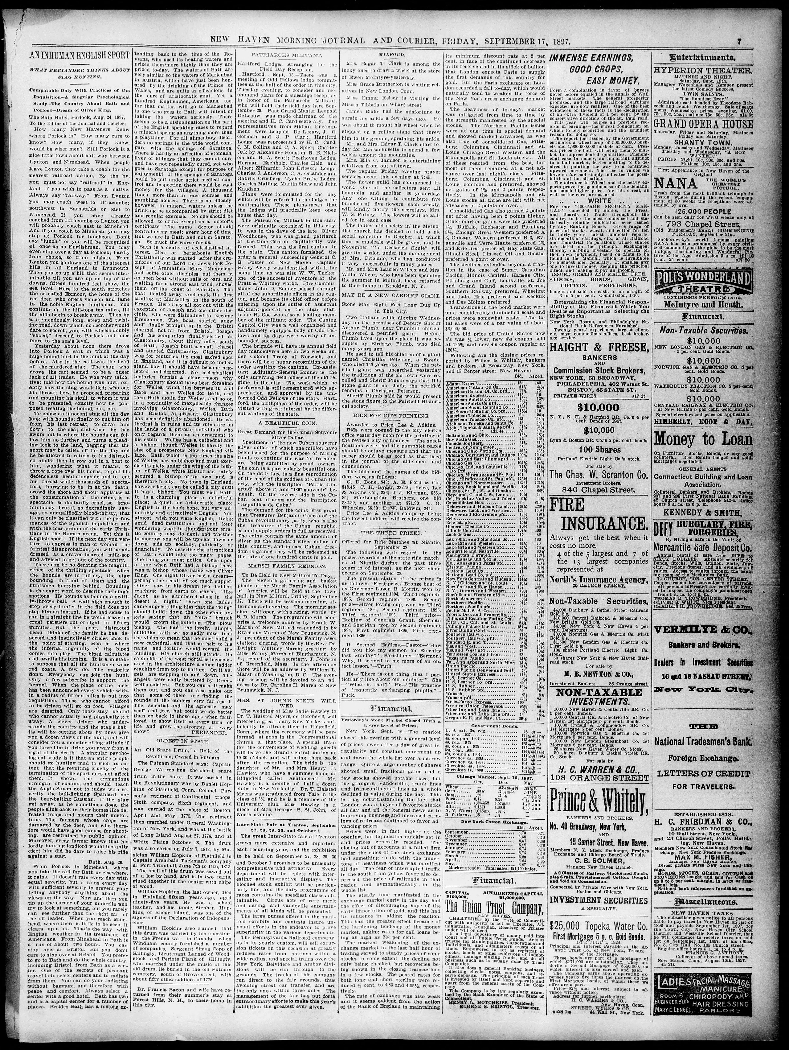 Image 7 of The daily morning journal and courier (New Haven, Conn.), September 17, 1897