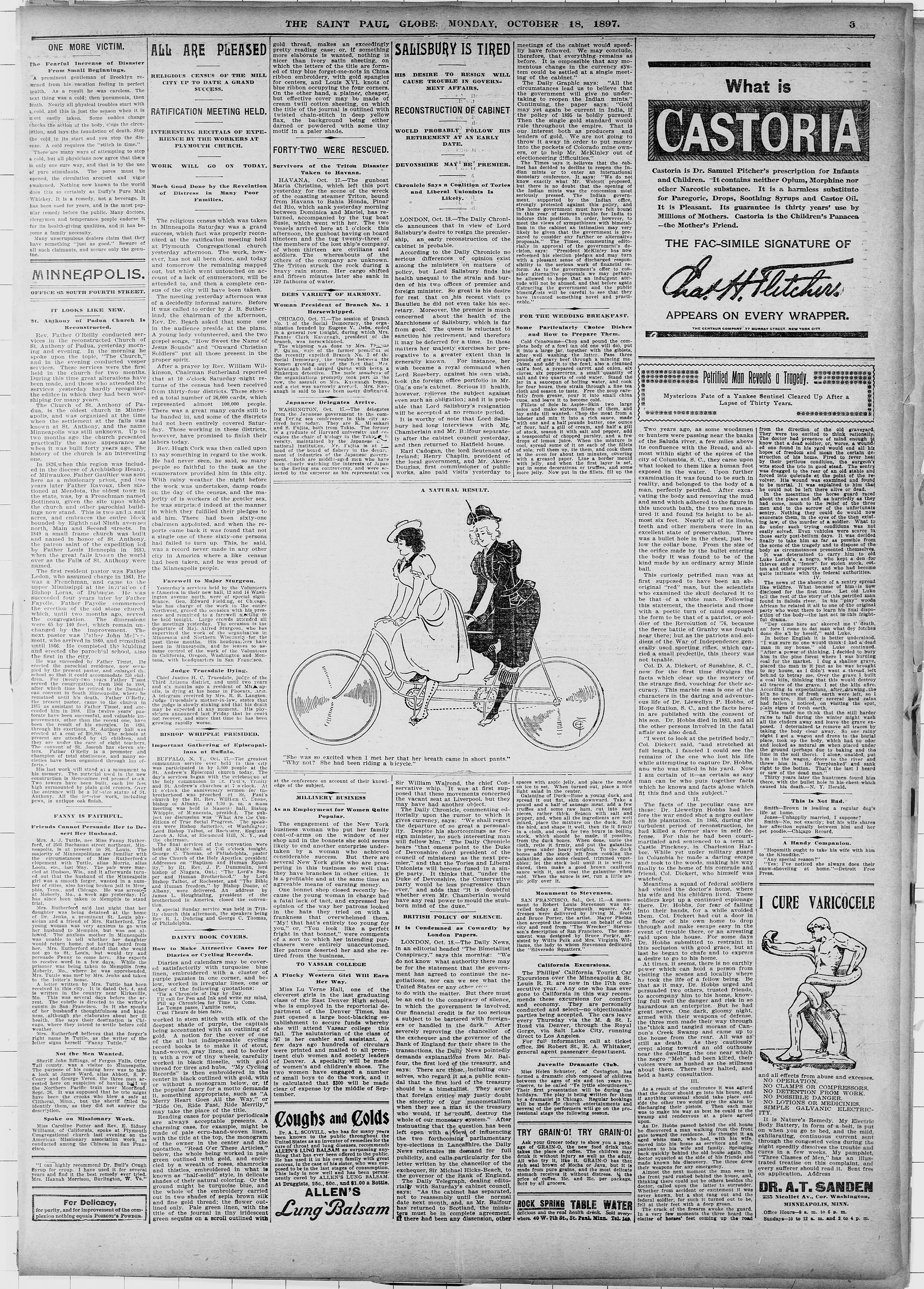 Image 8 of The Saint Paul globe (St. Paul, Minn.), October 18, 1897